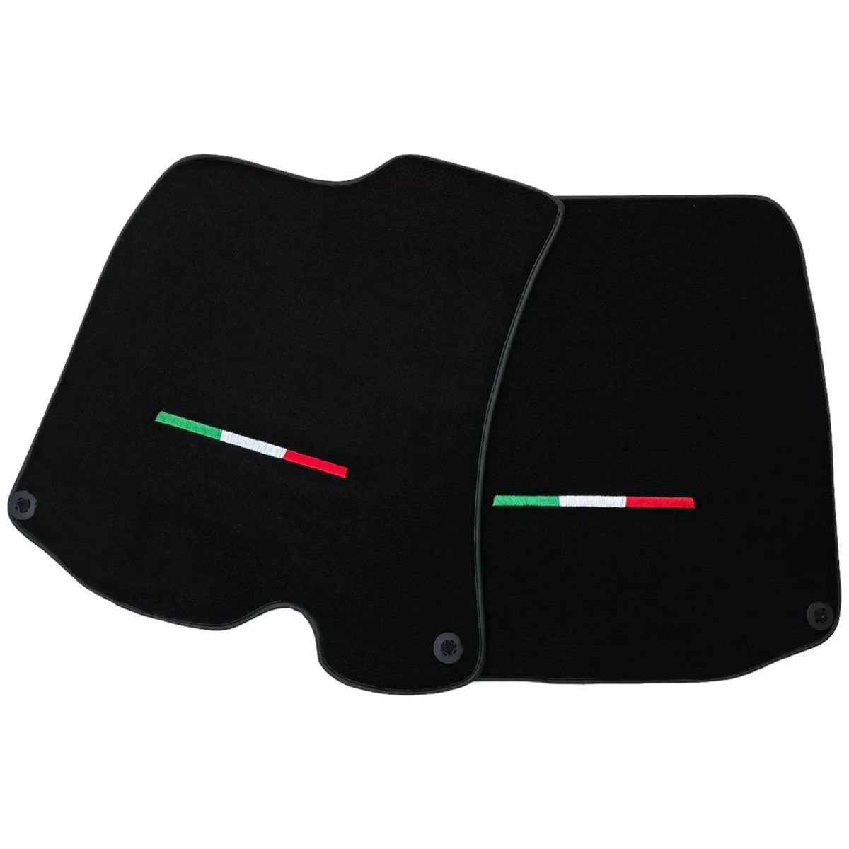 Black Floor Mats For Ferrari Roma (2021-2027) Italian Edition