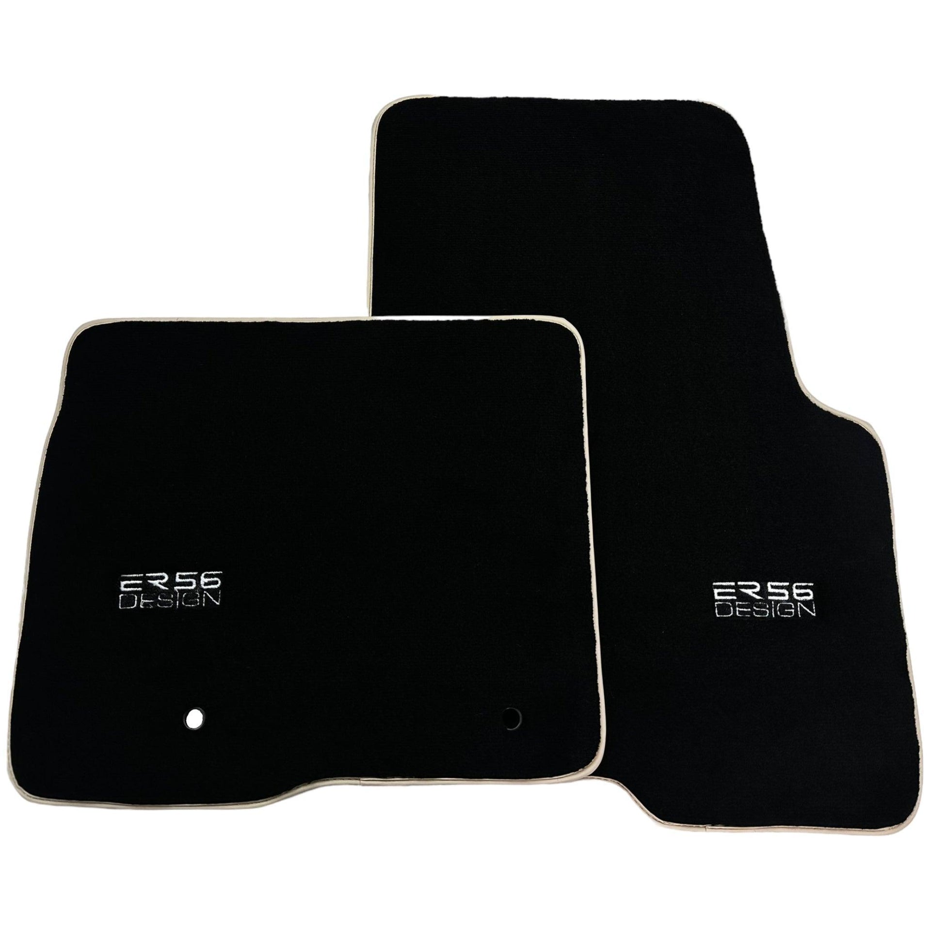 Black Floor Mats For Ford F150 (2009-2014) ER56 Design - AutoWin