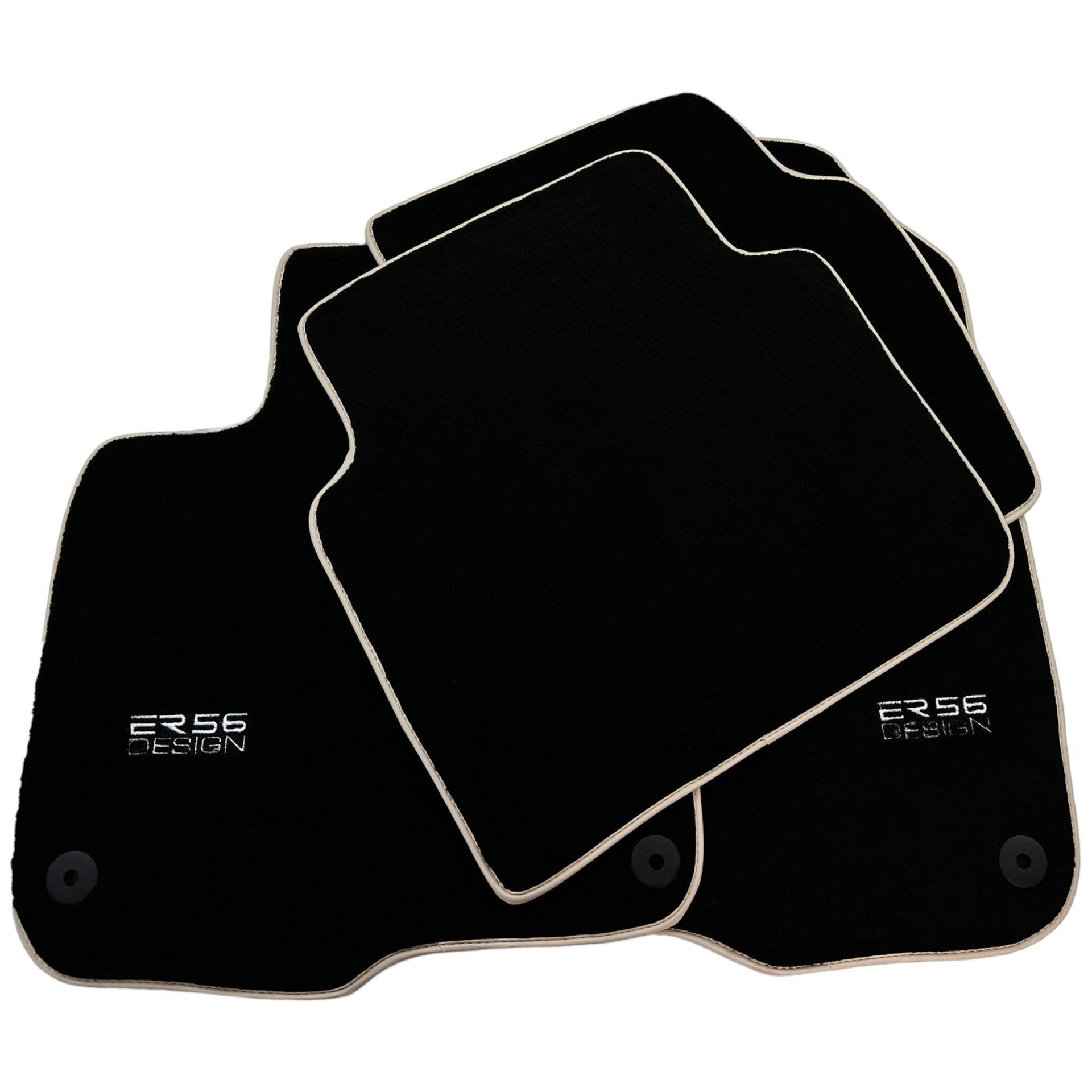 Black Floor Mats For Honda CR-V (2017-2022) ER56 Design - AutoWin