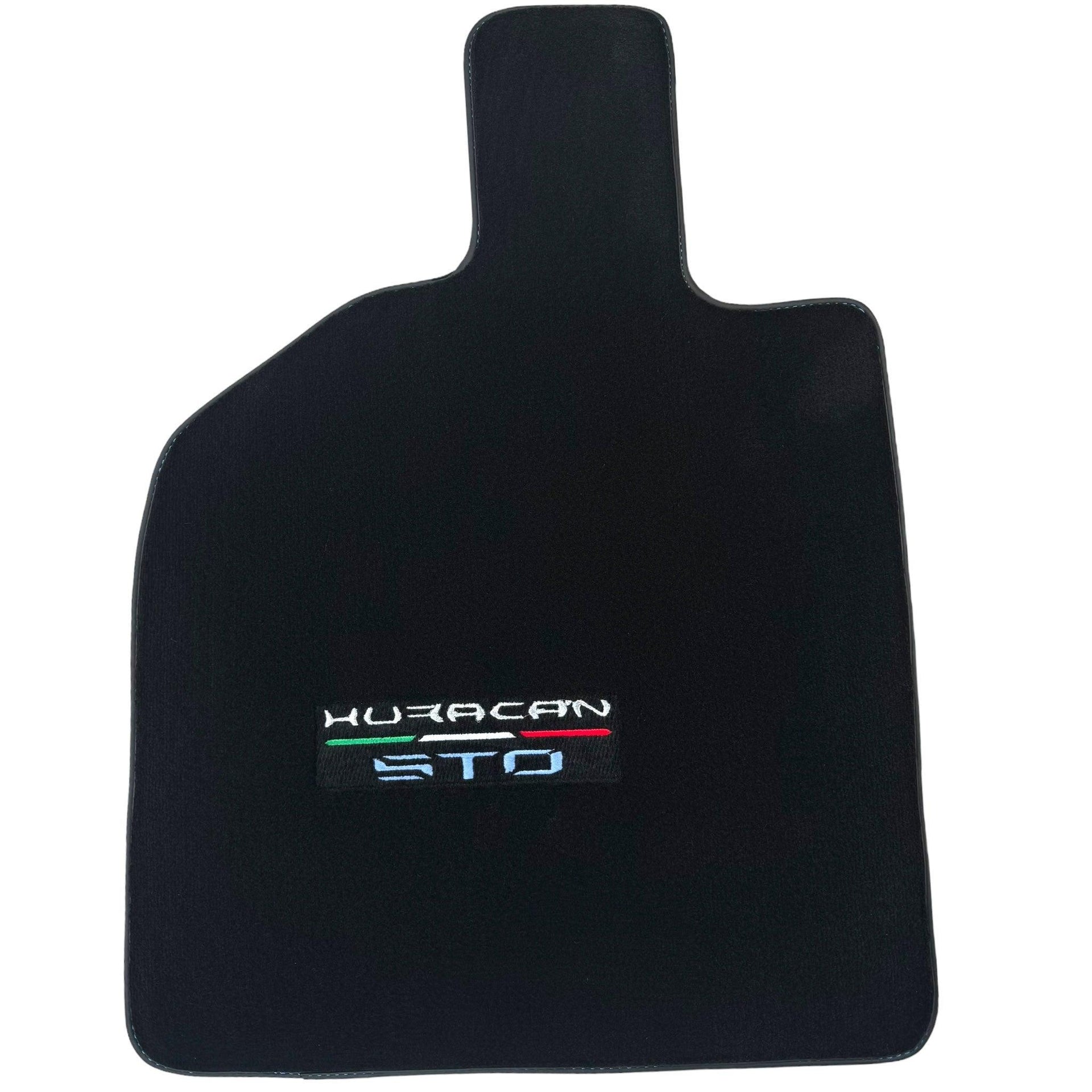 Black Floor Mats for Lamborghini Huracan STO - AutoWin
