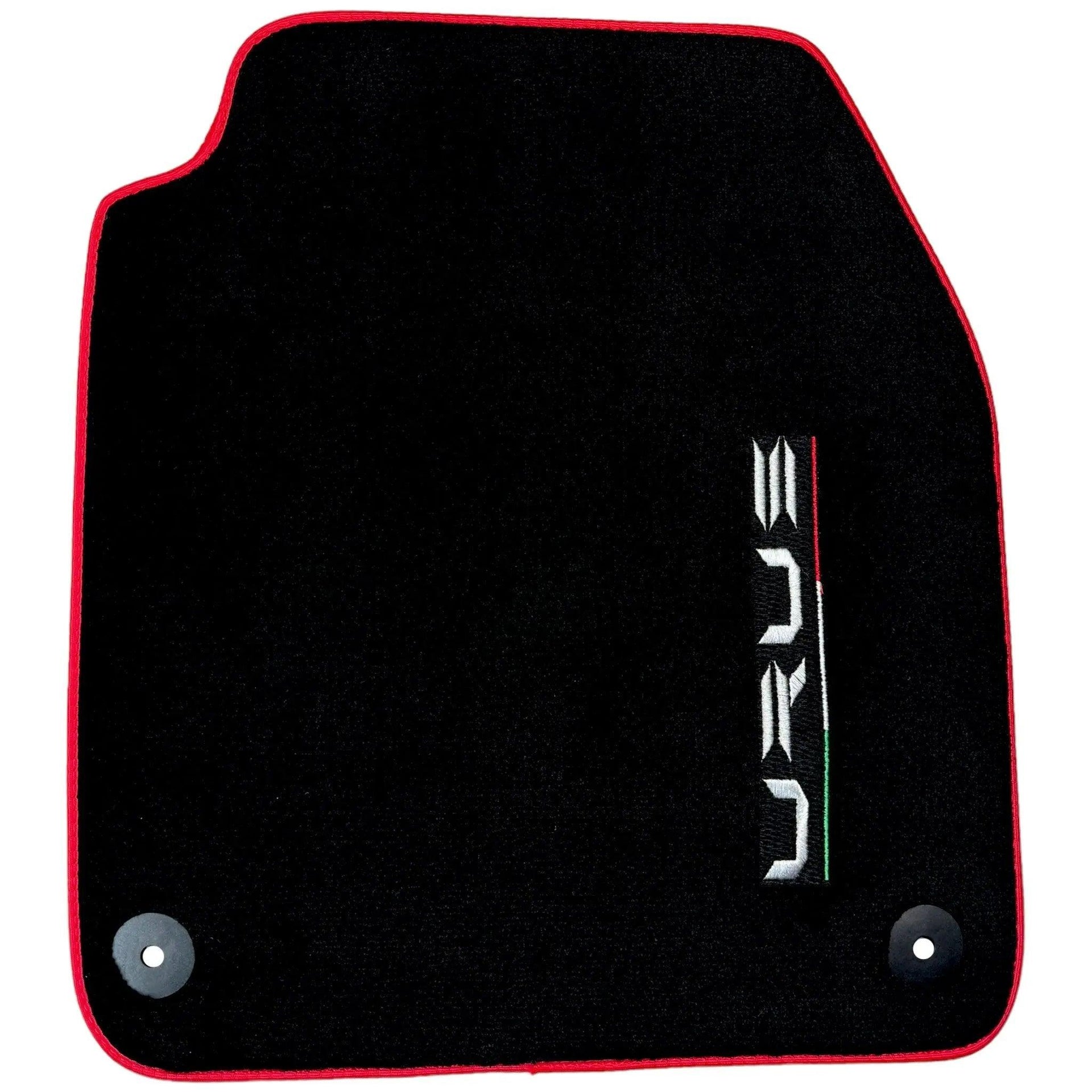 Black Floor Mats for Lamborghini Urus with Red Trim | Right Hand Drive - AutoWin