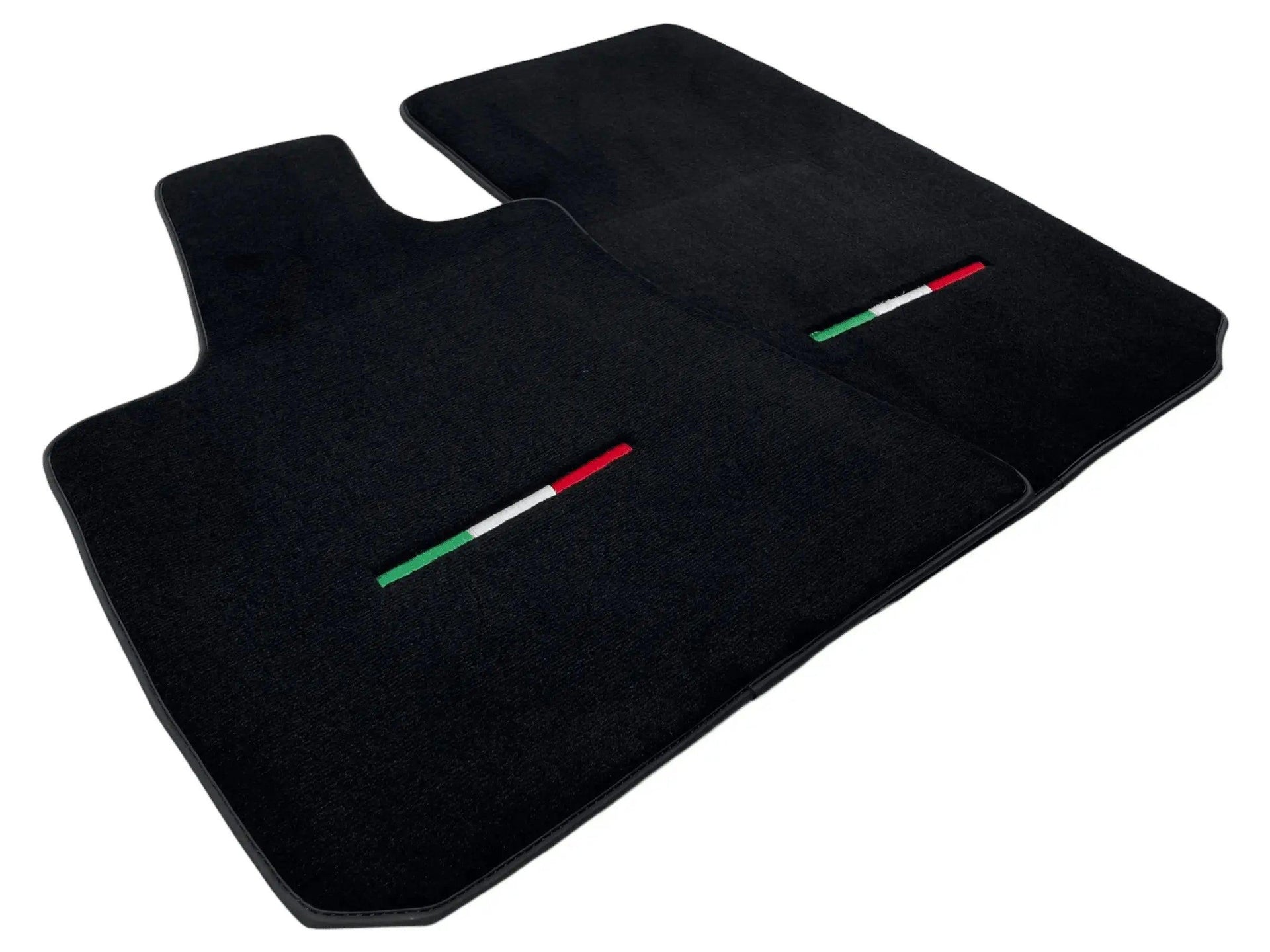 Black Floor Mats For Maserati Coupé (2001-2007) Italy Edition - AutoWin