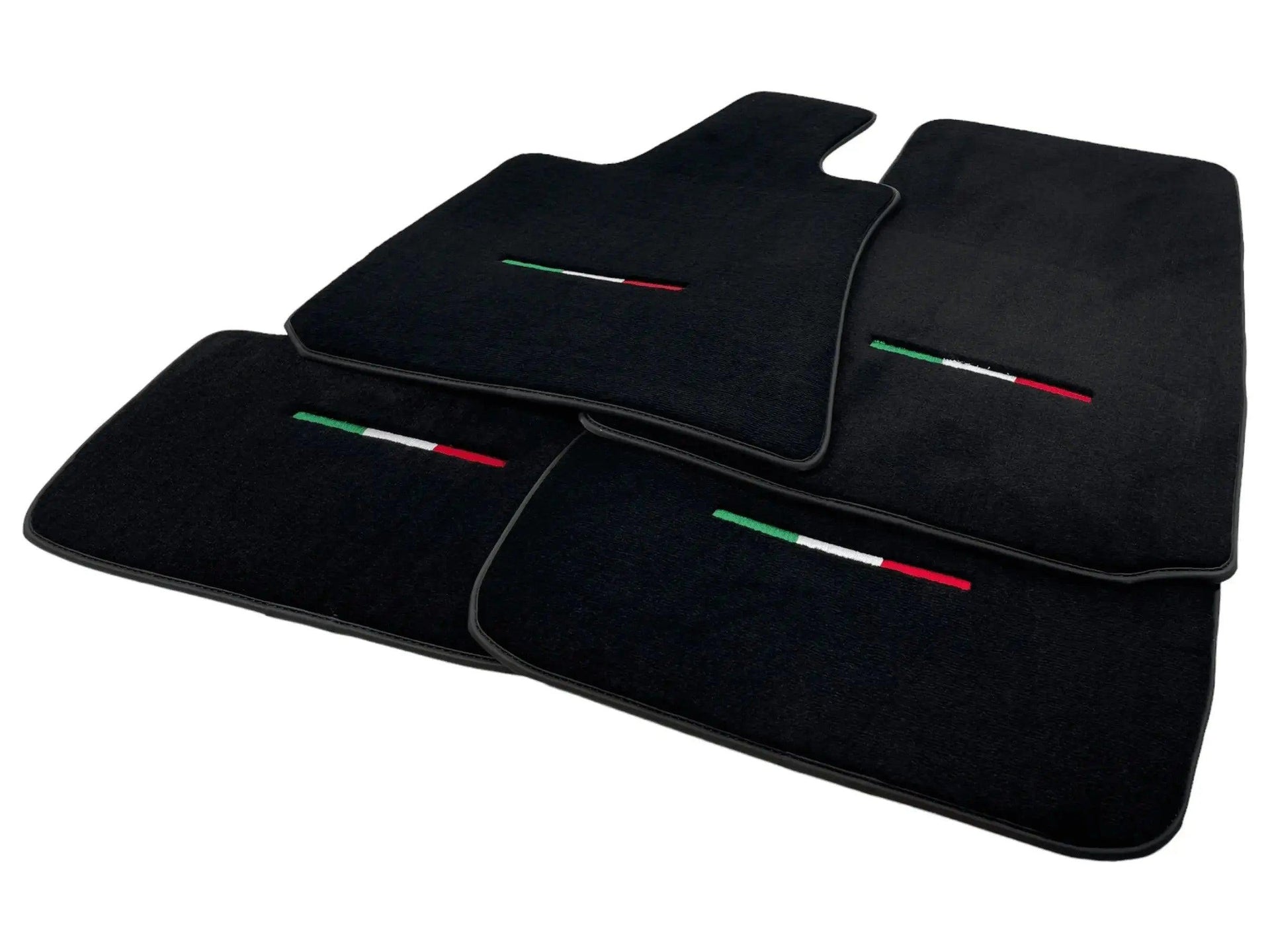 Black Floor Mats For Maserati Levante (2017-2023) Italy Edition - AutoWin