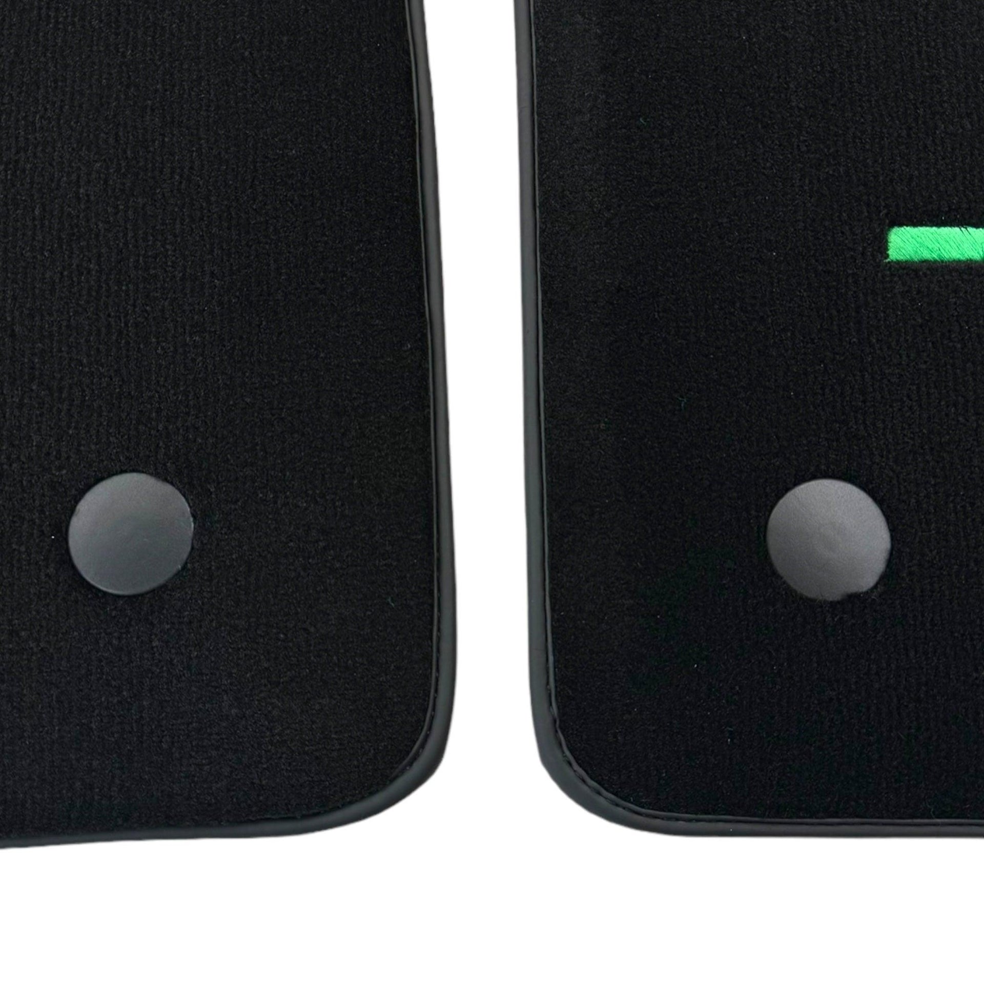 Black Floor Mats For Maserati MC20 (2020-2023) Italy Edition - AutoWin