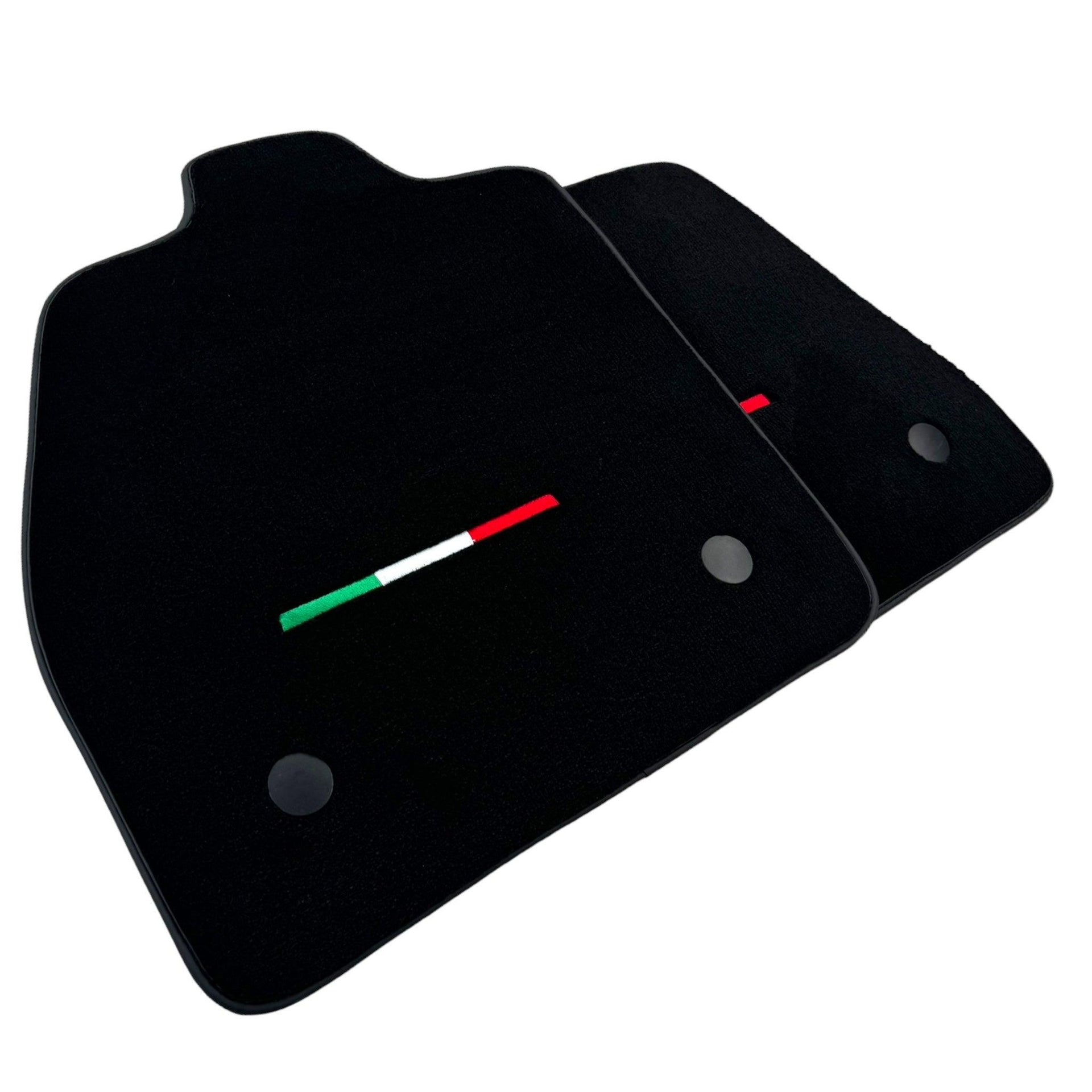 Black Floor Mats For Maserati MC20 (2020-2023) Italy Edition - AutoWin