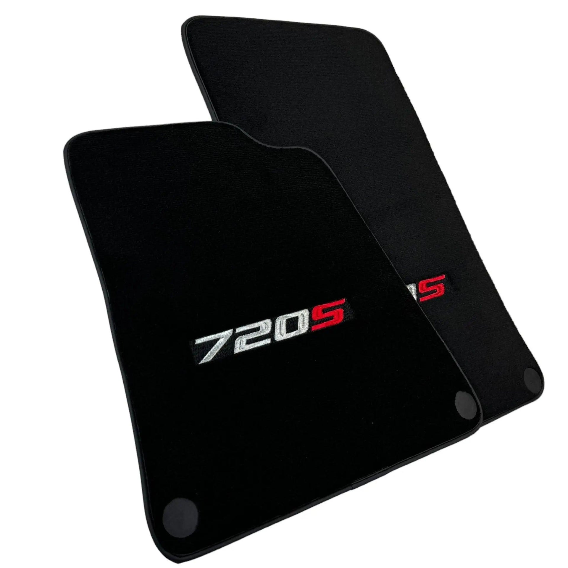 Black Floor Mats for McLaren 720S Tailored Carpets Set AutoWin - AutoWin