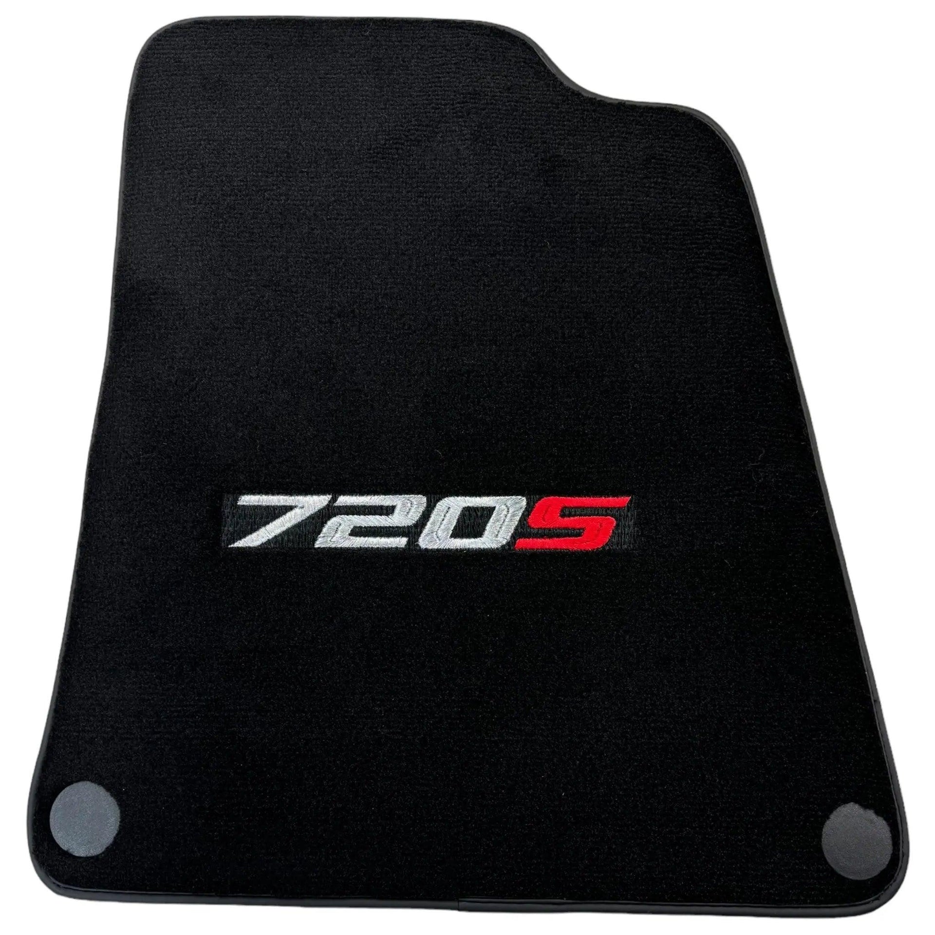 Black Floor Mats for McLaren 720S Tailored Carpets Set AutoWin - AutoWin