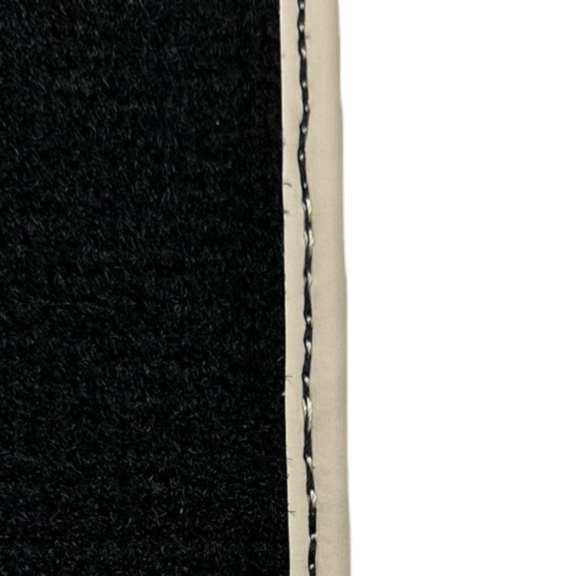 Black Floor Mats For Mercedes-Benz C Class W206 (2021-2023) Beige Trim - AutoWin