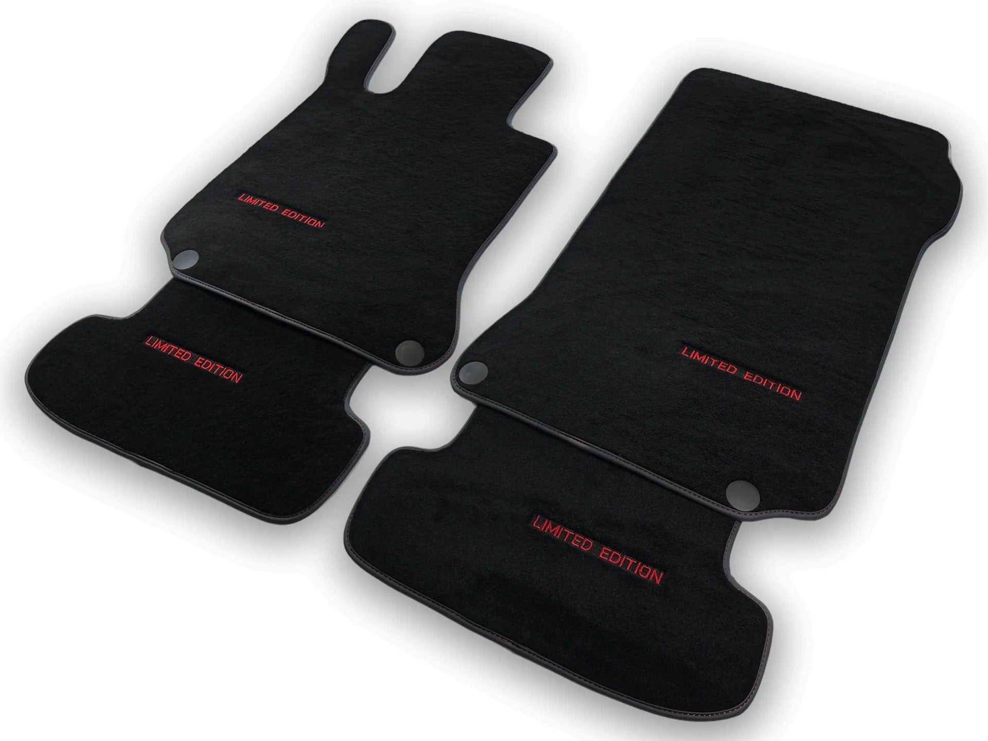 Black Floor Mats For Mercedes Benz E-Class S210 Estate (1996-2003) | Limited Edition - AutoWin