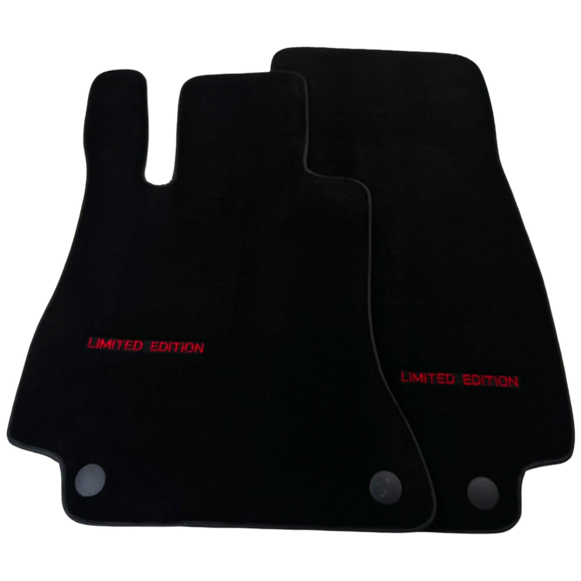 Black Floor Mats For Mercedes Benz E-Class W213 Sedan (2016-2020) | Limited Edition - AutoWin