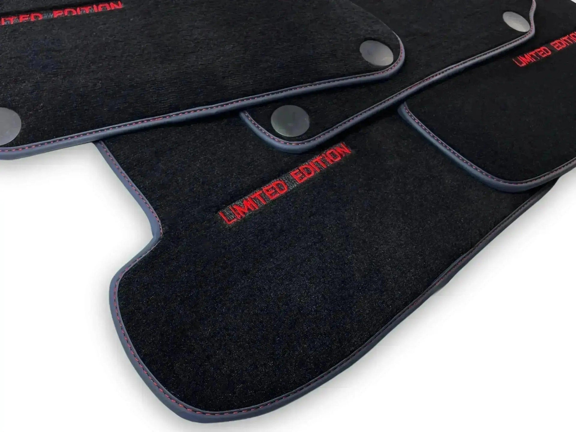 Black Floor Mats For Mercedes Benz GLE-Class C292 Coupe (2015-2020) | Limited Edition - AutoWin