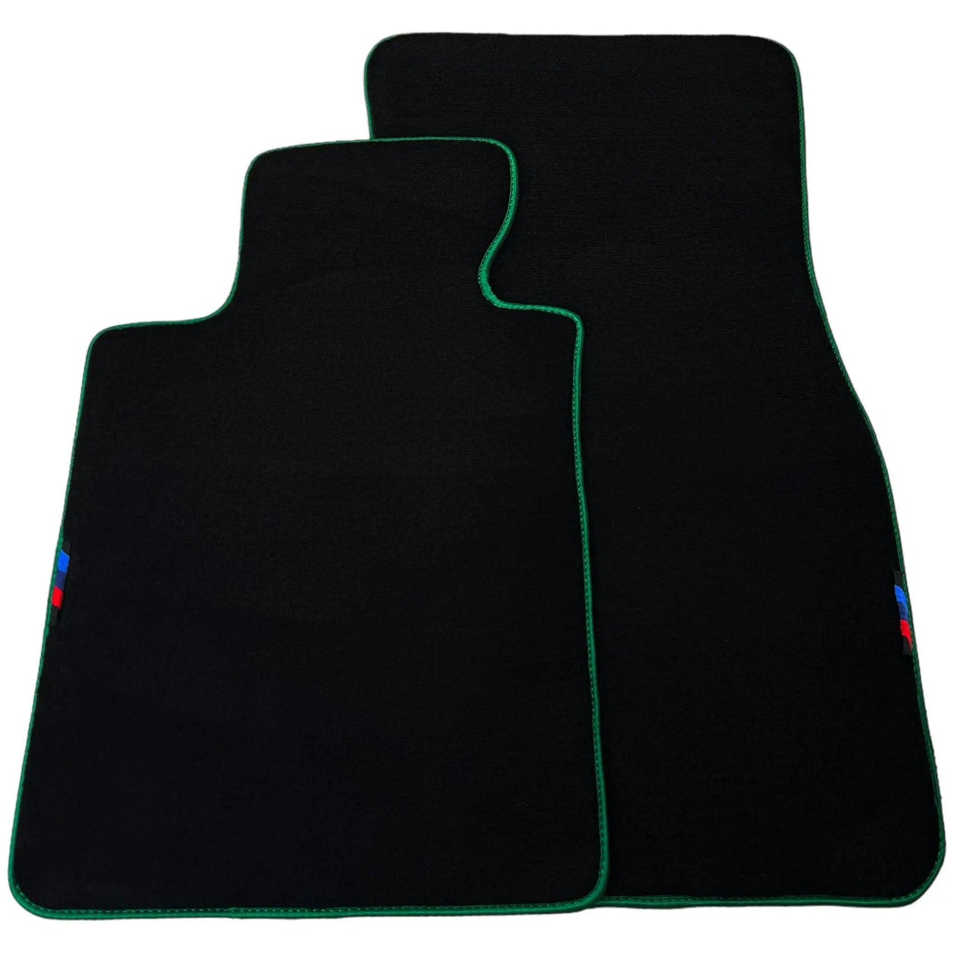 Black Mats For BMW 5 Series G30 | Green Trim - AutoWin