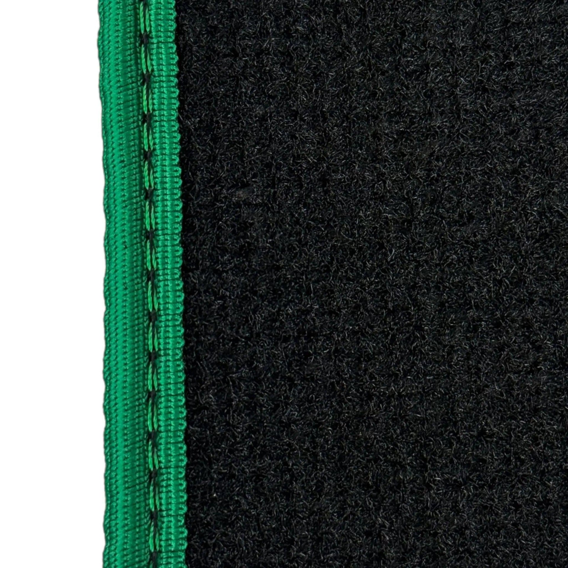 Black Mats For BMW 5 Series G30 | Green Trim - AutoWin