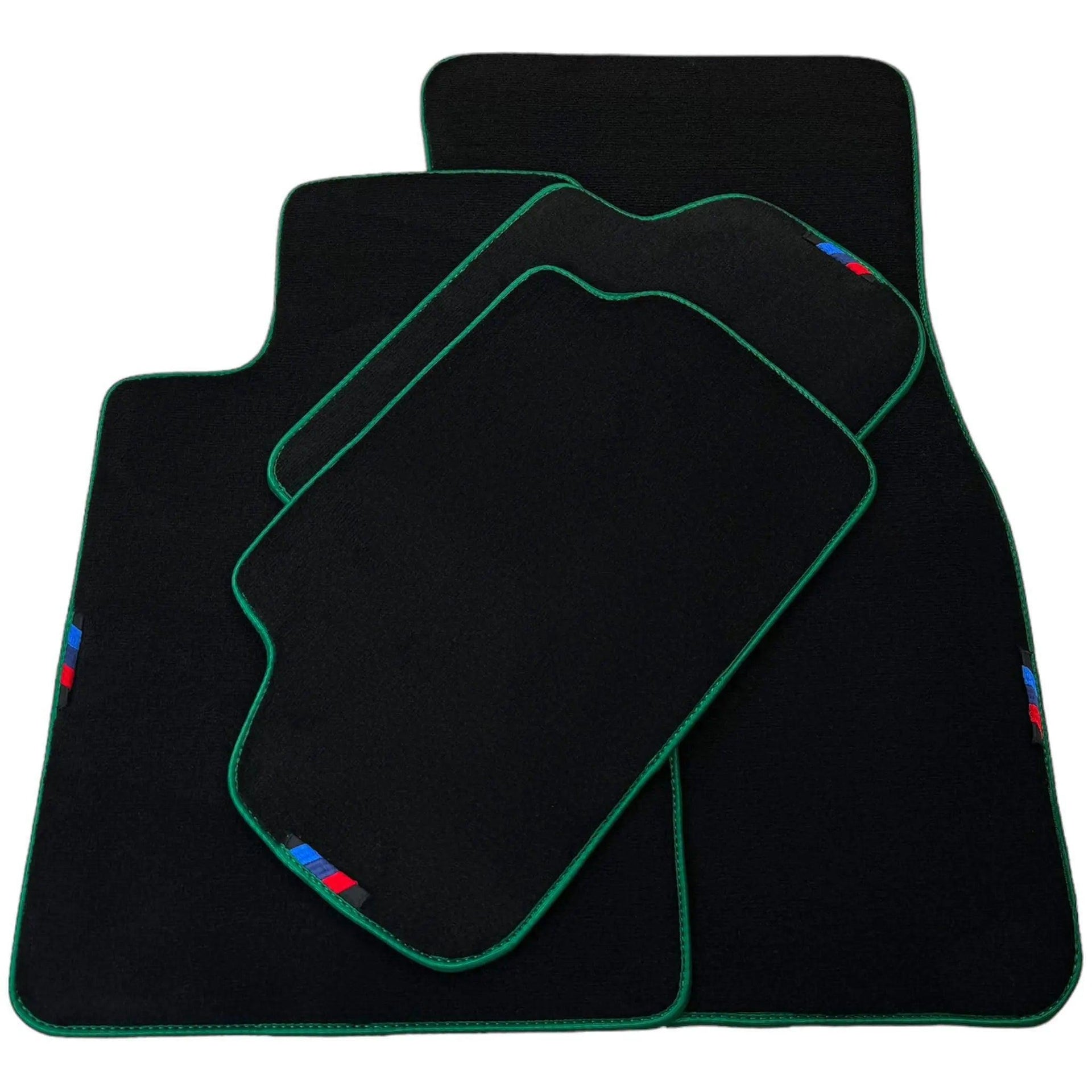 Black Mats For BMW G61 (2023-2026) Touring | Green Trim - AutoWin