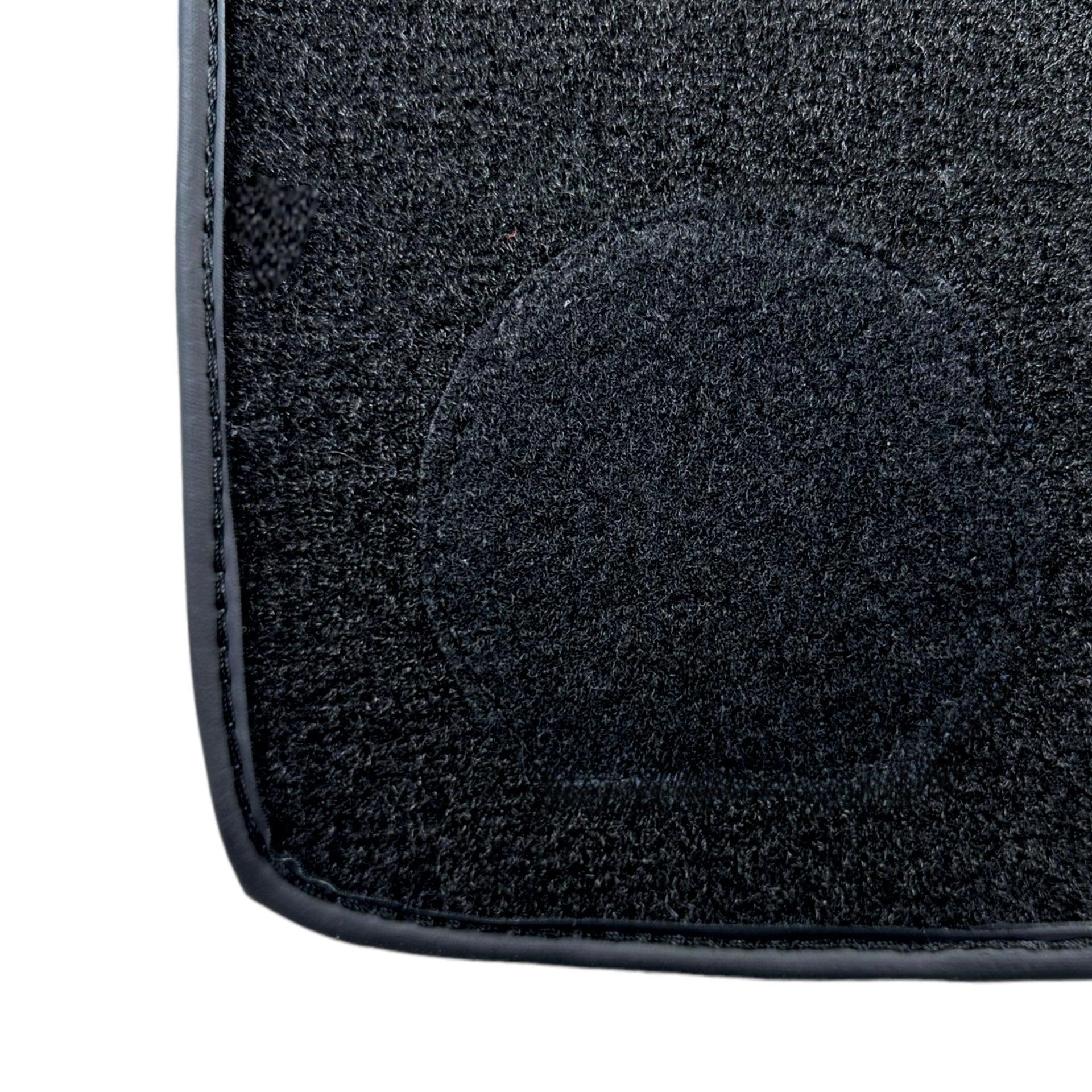 Black Sheepskin Floor Mats For BMW Gran Tourer F46 (2015-2022) 5 Seats No Steps Edition - AutoWin