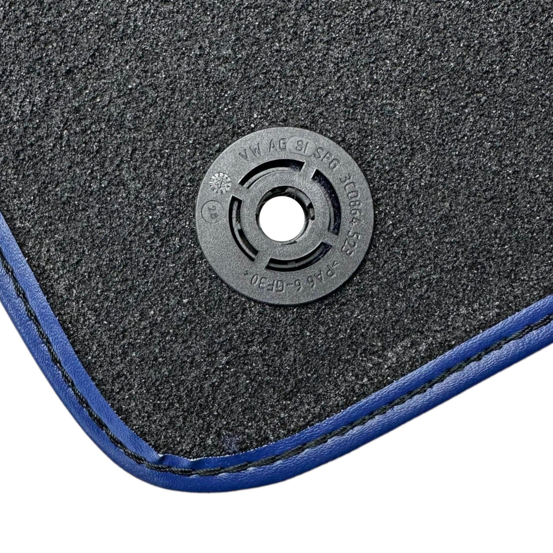 Blue Floor Mats For Bentley Flying Spur (2005-2013) with Leather - AutoWin