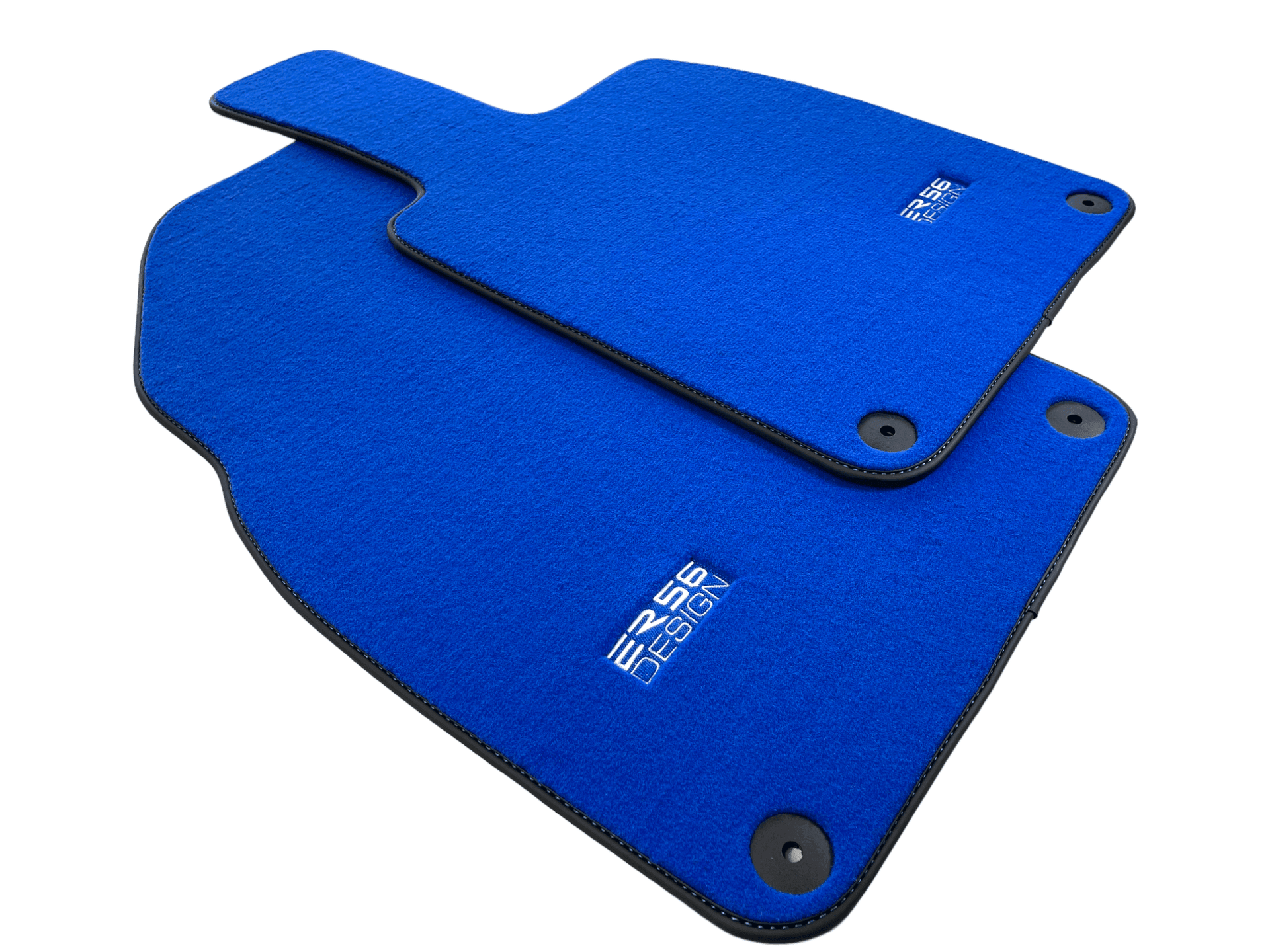 Blue Floor Mats for Porsche 718 Cayman (2017-2023) | Er56 Design - AutoWin