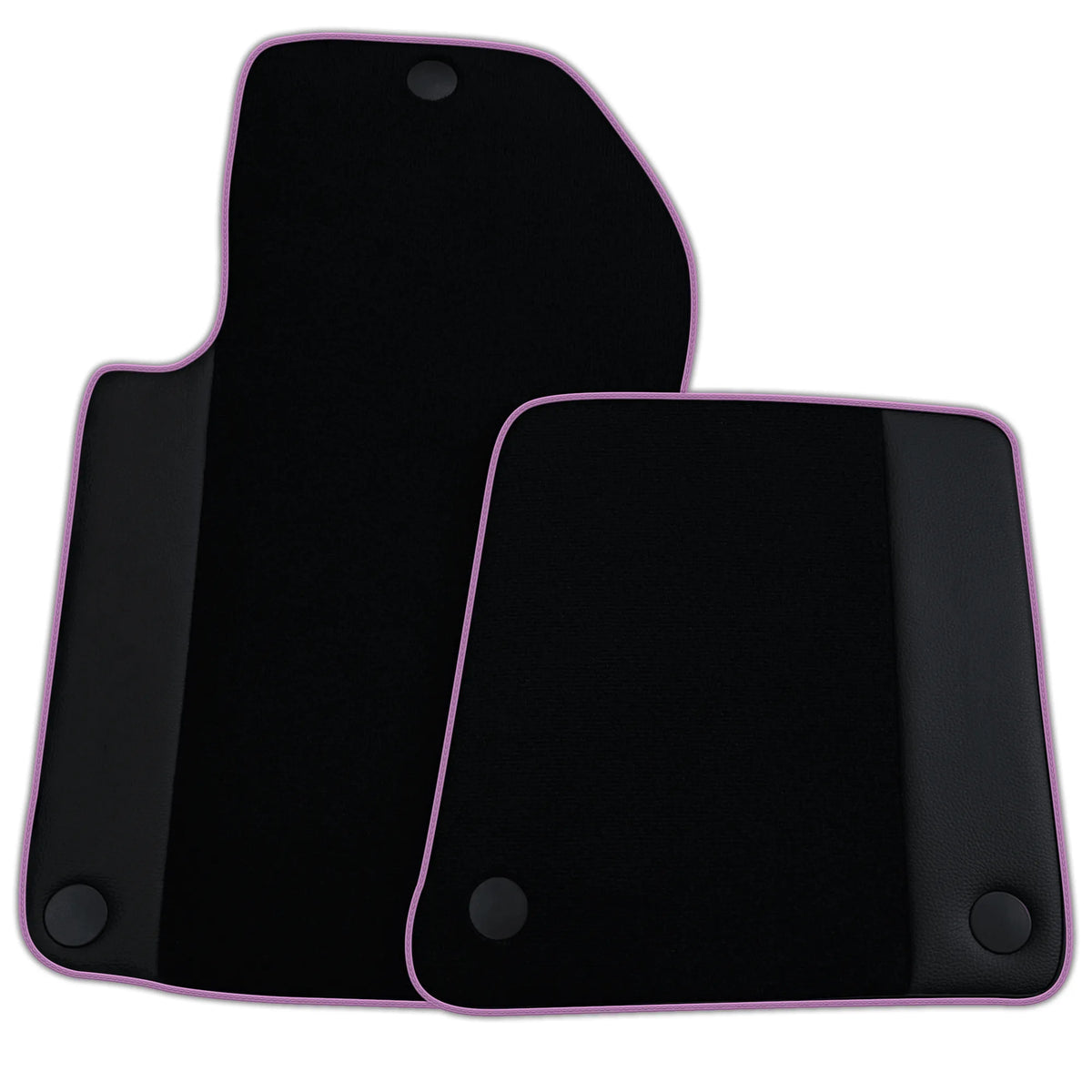 Custom Black Floor Mats For Ferrari 599 Coupe 2006-2012 With Leather