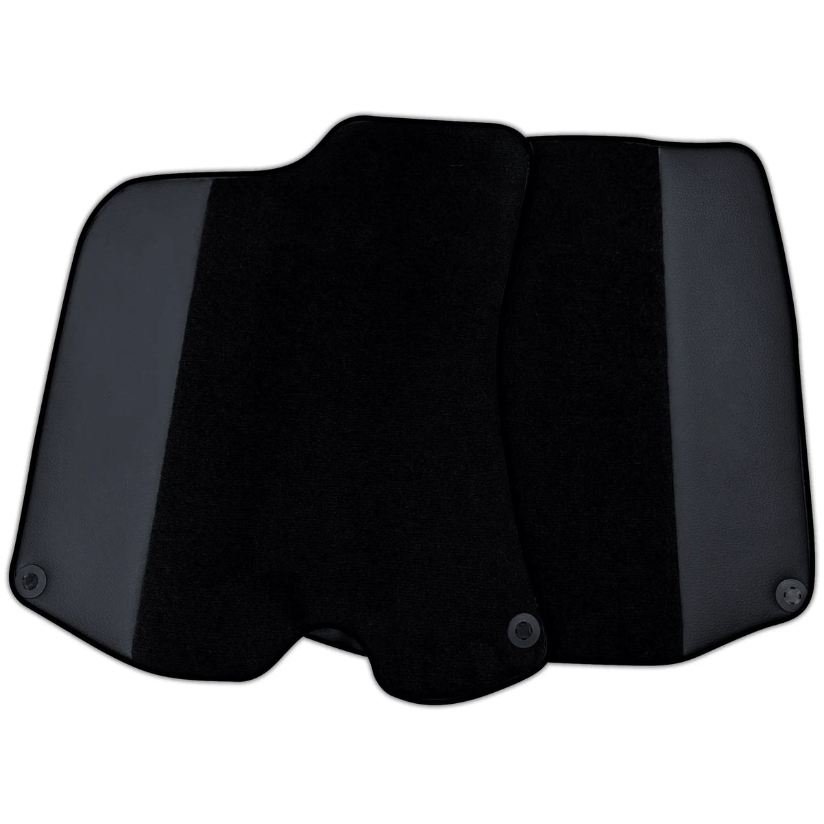 Custom Black Floor Mats For Ferrari Portofino (2018-2023) With Leather