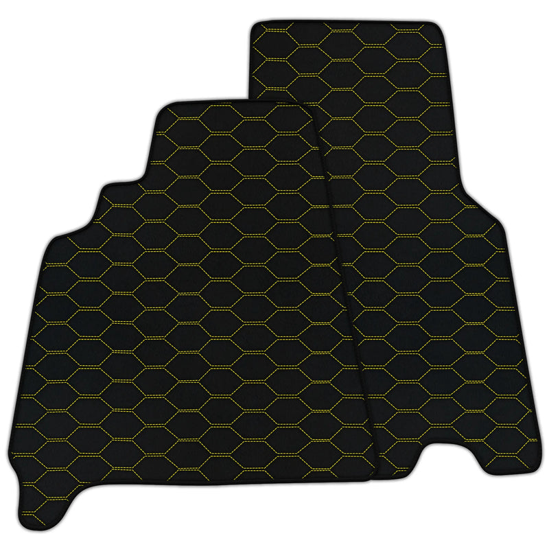 Anpassbare Lederfußmatten mit Divario-Muster für Ferrari 550 Maranello (1996-2002)