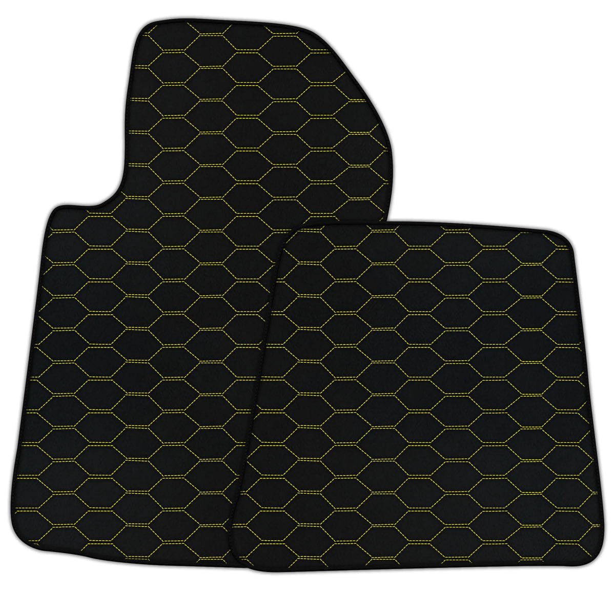 Customizable Leather Floor Mats with Divario Pattern for Ferrari 612 Scaglietti (2005-2011)