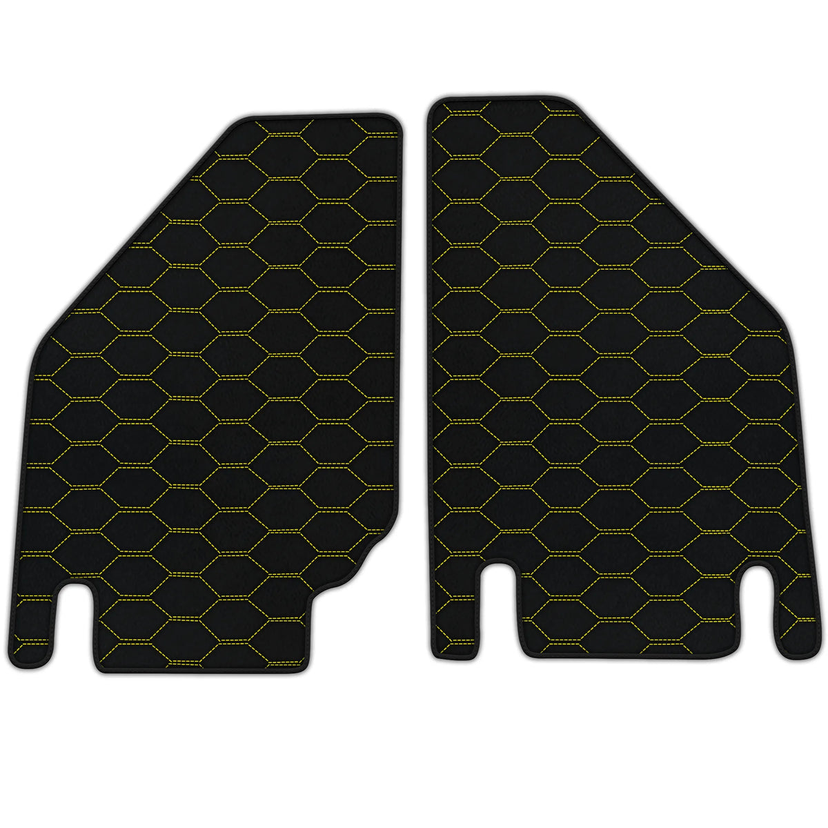 Customizable Leather Floor Mats with Divario Pattern for Lamborghini Countach (1974–1990)