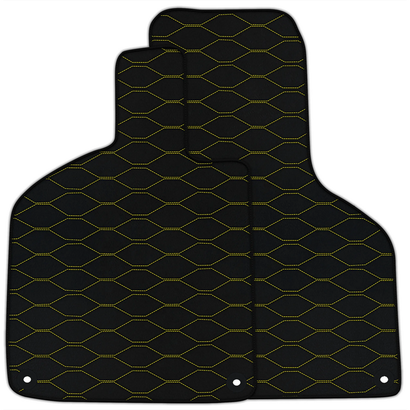 Customizable Leather Floor Mats with Viper Hex Pattern for Lamborghini Huracan Perfomante (2017-2019)