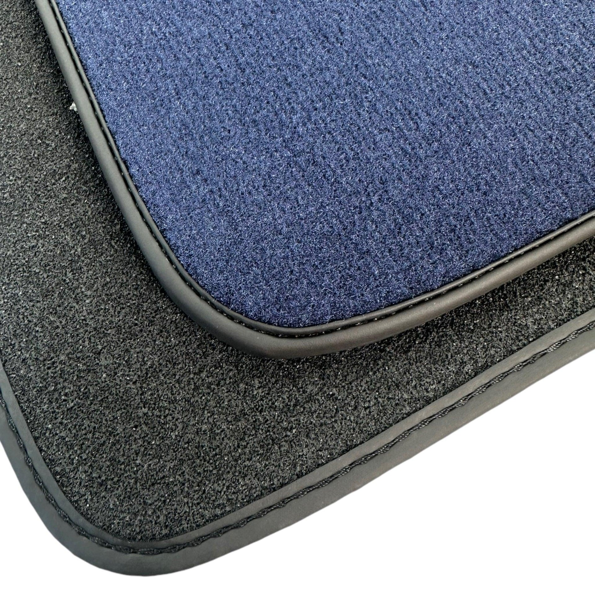 Dark Blue Floor Mats For Mercedes-Benz C-Class W204 (2007-2014) - AutoWin