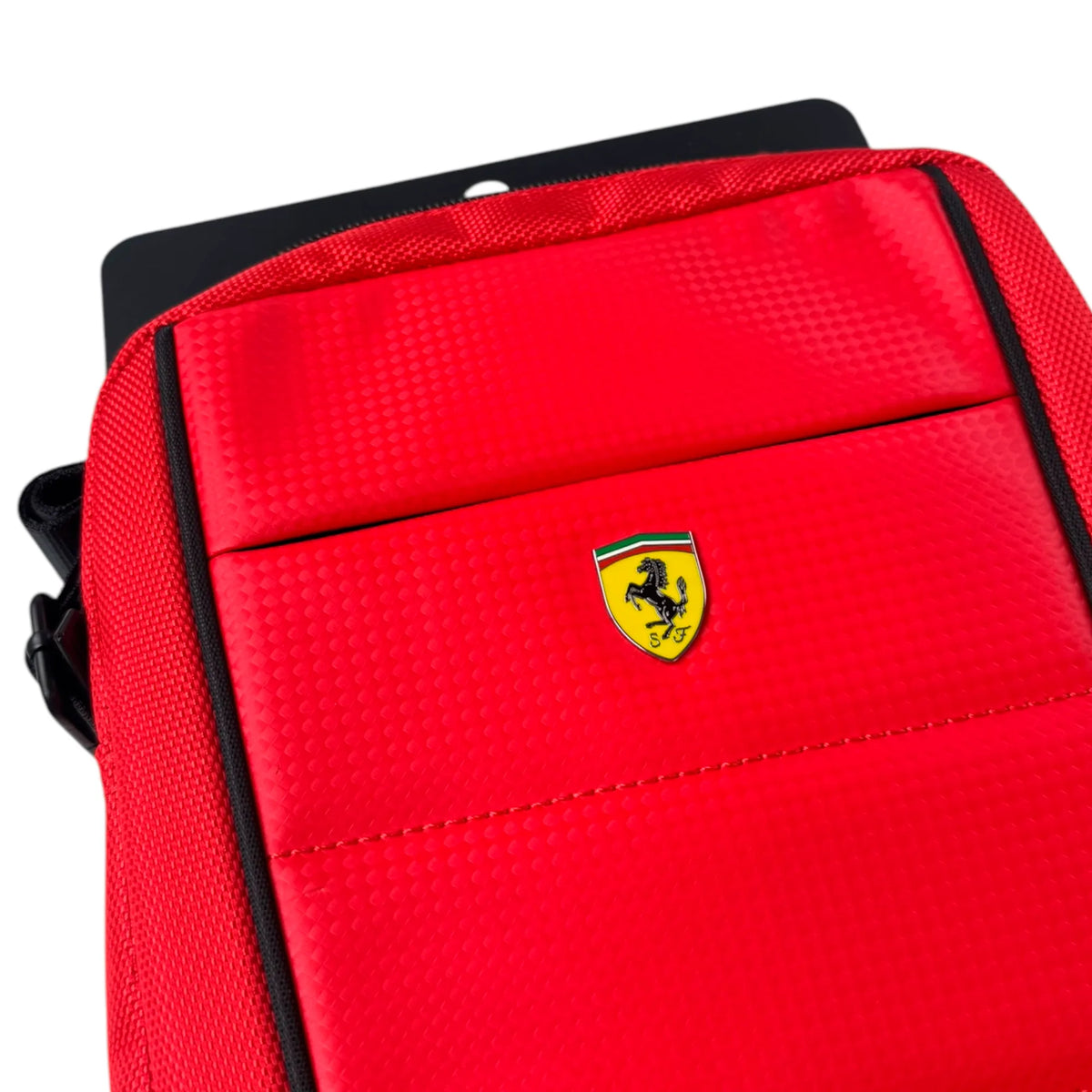 Ferrari Scuderia 10" Tablet Bag – Black & Red, Sleek & Lightweight