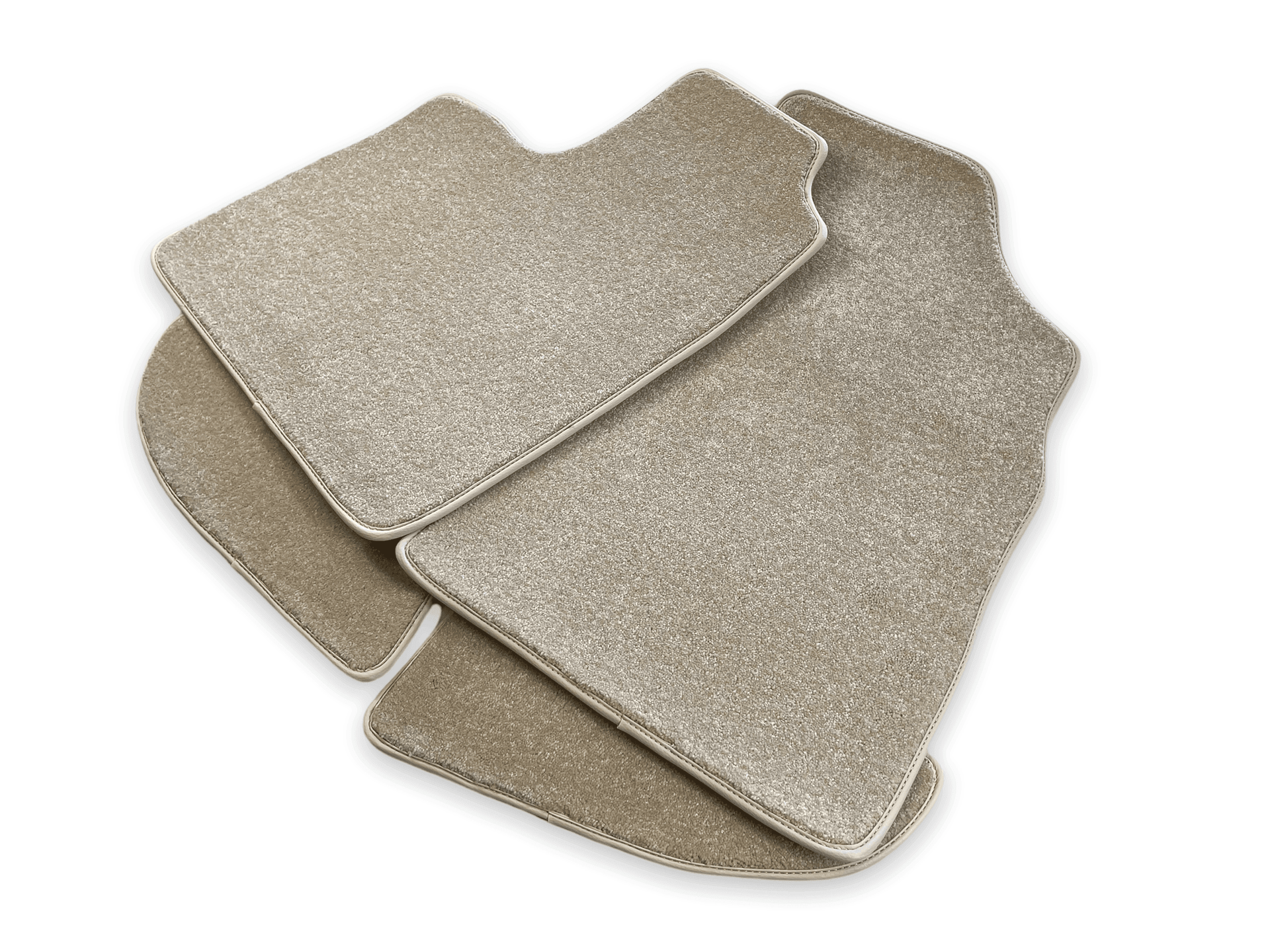 Floor Mats For Bentley Continental GT Beige Luxury Quality 2011–2018 - AutoWin