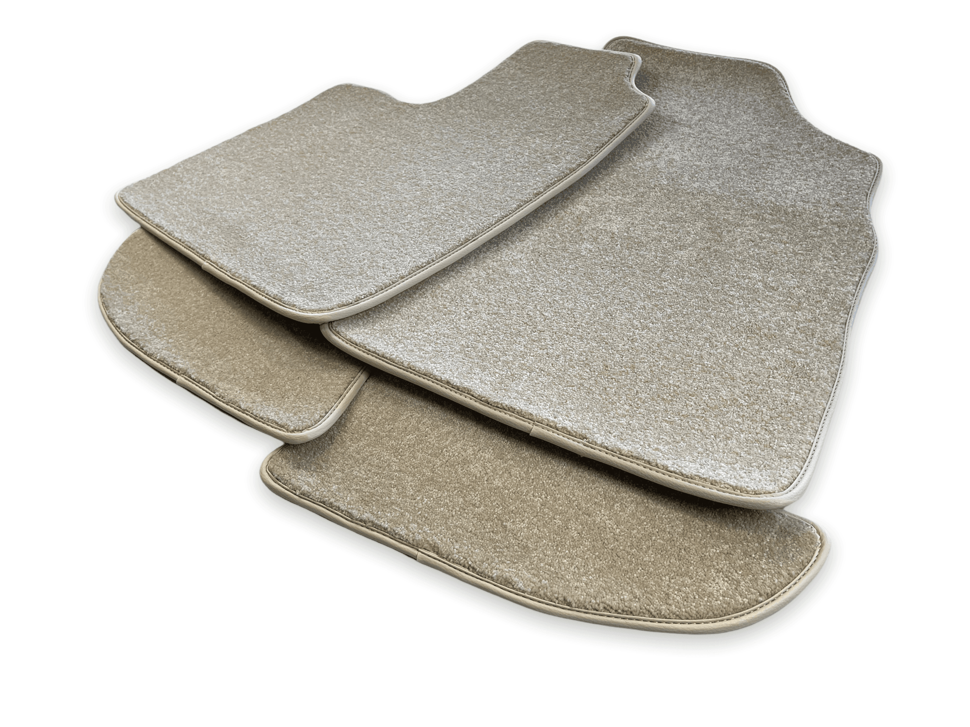 Floor Mats For Bentley Continental GT Beige Luxury Quality 2011–2018 - AutoWin