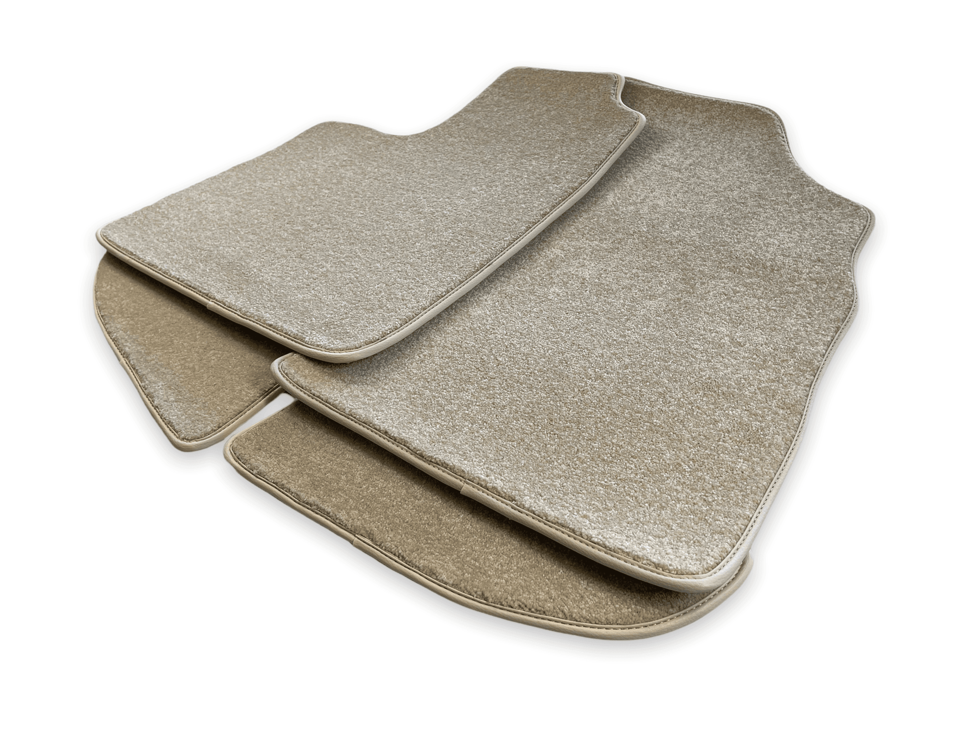 Floor Mats For Bentley Continental GTC (2006–2011) Beige Luxury Quality - AutoWin