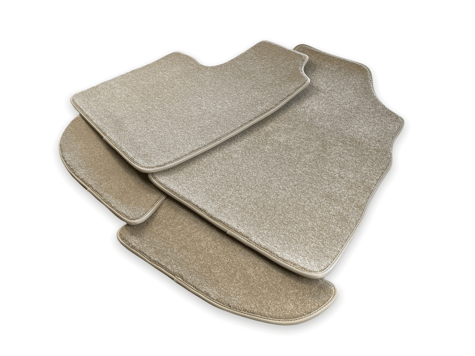 Floor Mats For Bentley Continental GTC (2006–2011) Beige Luxury Quality - AutoWin