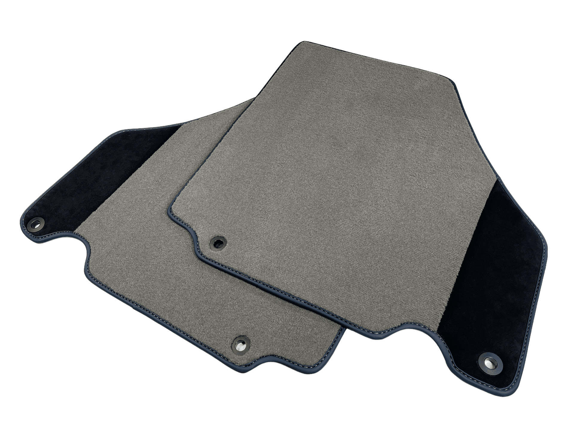 Floor Mats For Ferrari 360 Modena 1999-2005 Gray With Alcantara Leather - AutoWin