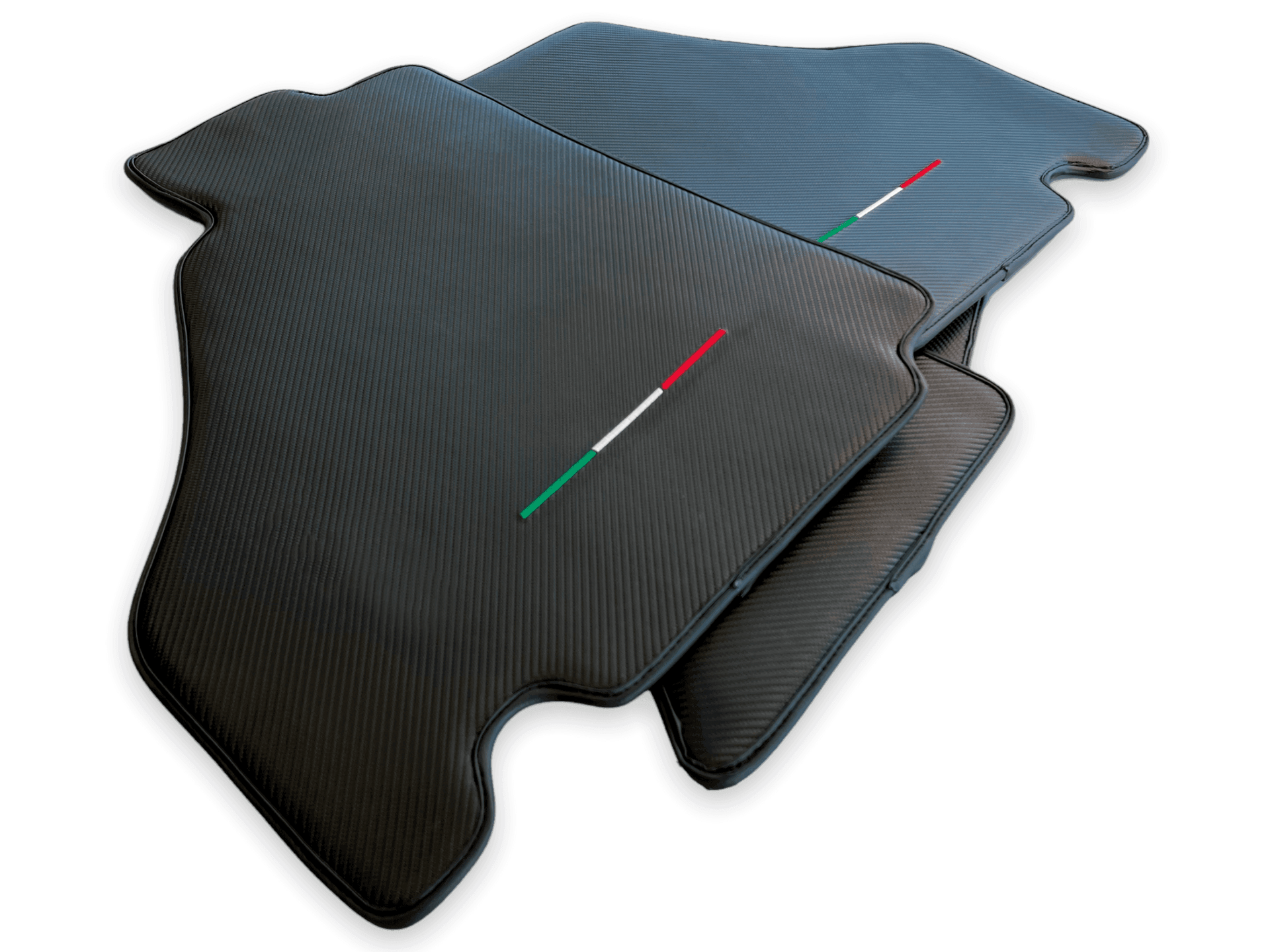 Floor Mats For Ferrari F430 2004-2009 Carbon Fiber Leather - AutoWin