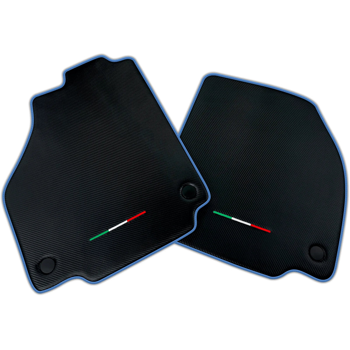 Floor Mats For Ferrari F8 Spider (2019-2023) Carbon Fiber AutoWin Brand Italian Edition