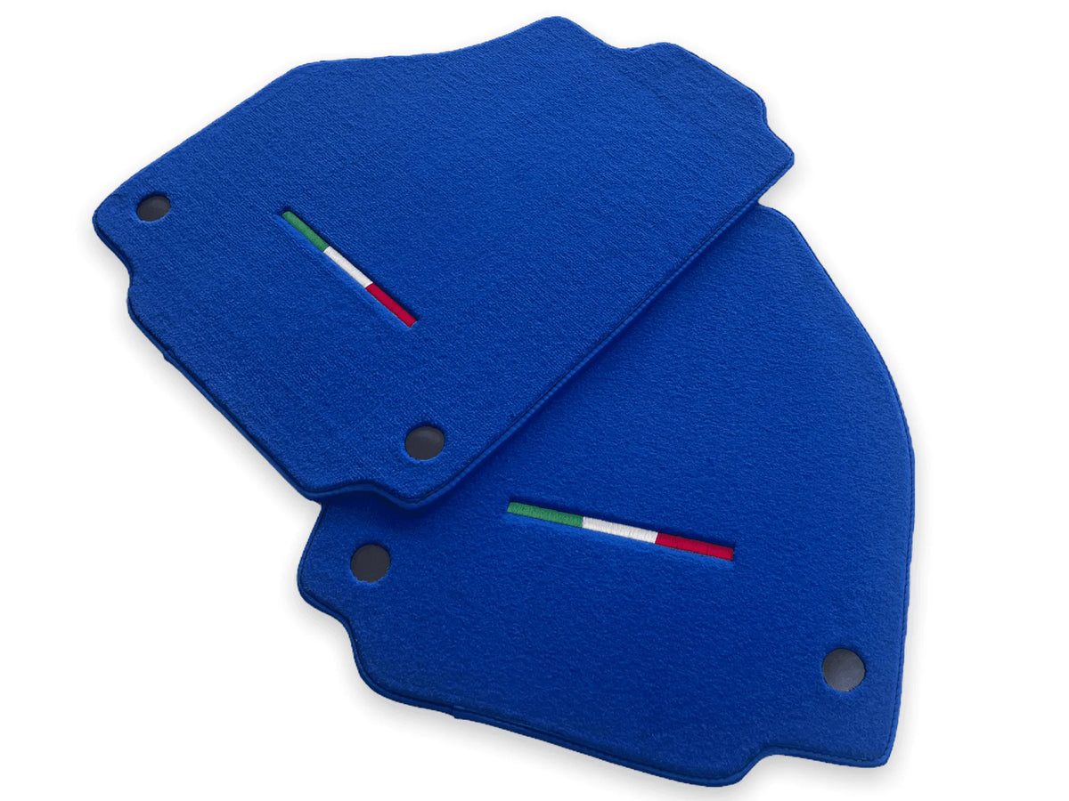 Floor Mats For Ferrari F8 Tributo 2019-2023 Blue Italian Edition - AutoWin
