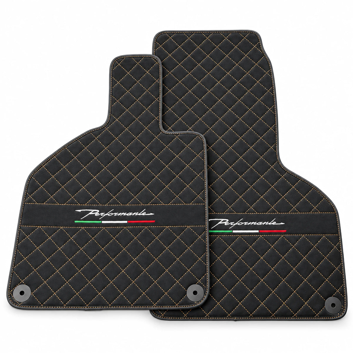 Floor Mats for Lamborghini Huracan Perfomante Alcantara Leather - AutoWin