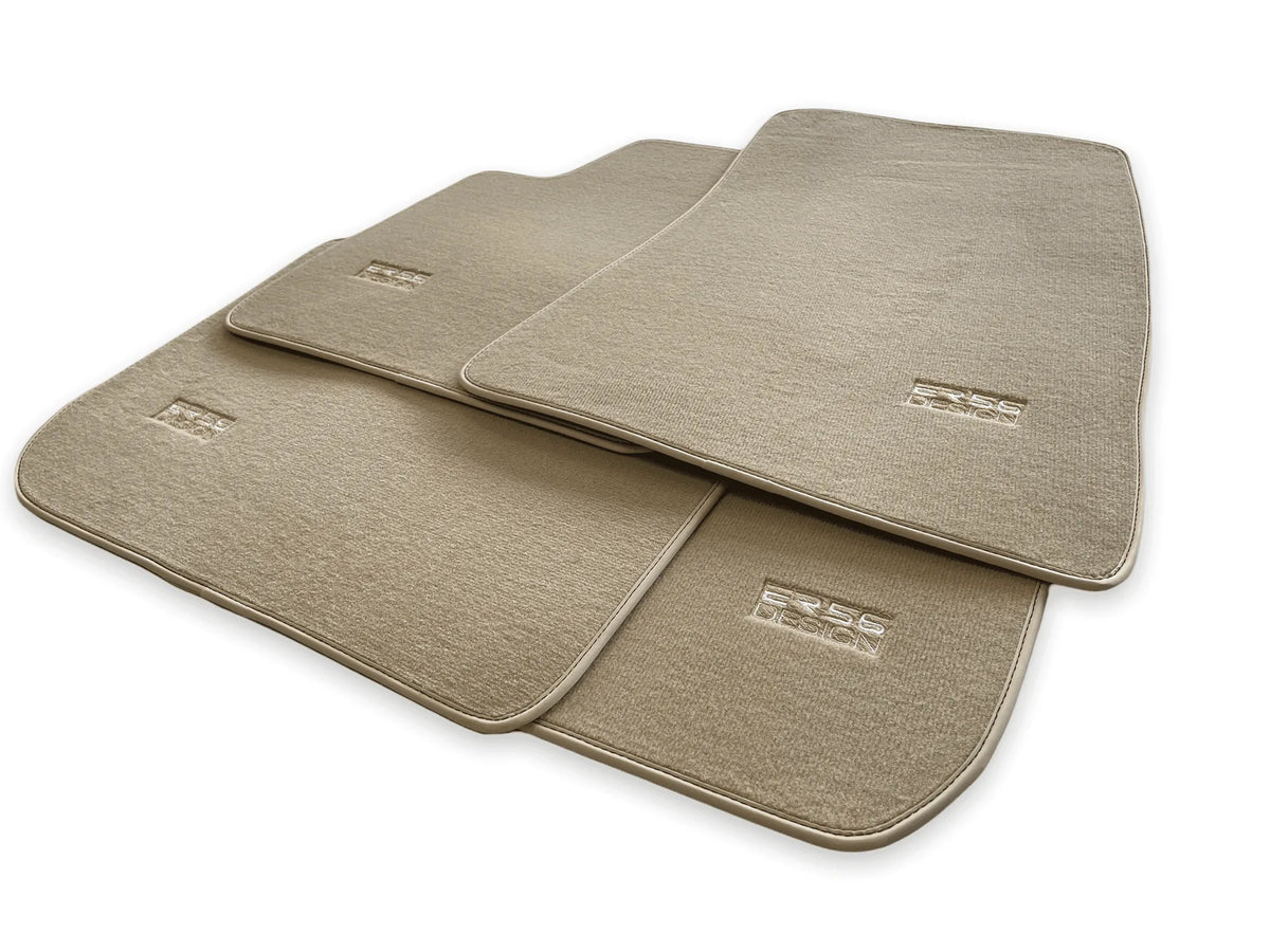 Floor Mats For Rolls Royce Ghost Series I (2010–2020) Beige ER56 Design