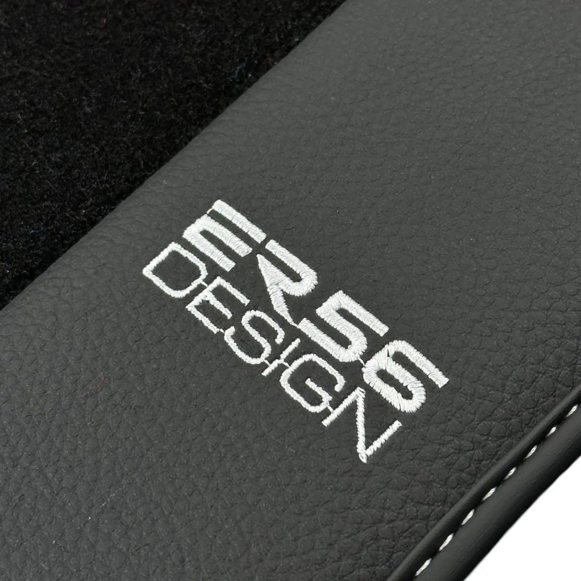 Floor Mats for Tesla Model X (6 Seats) Black Tailored Carpets ER56 Design - AutoWin