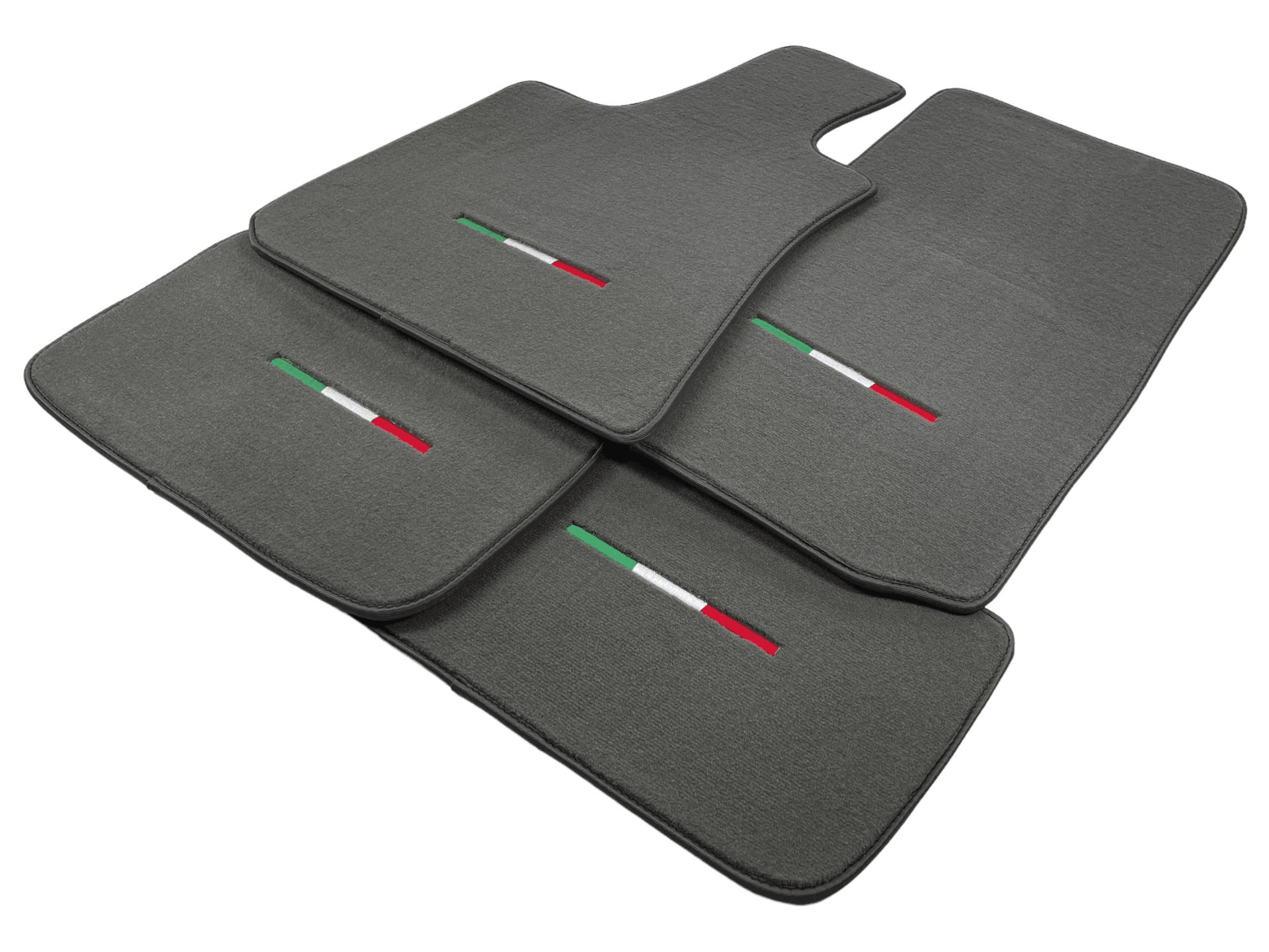 Gray Floor Mats For Maserati Coupé (2001-2007) Italy Edition - AutoWin