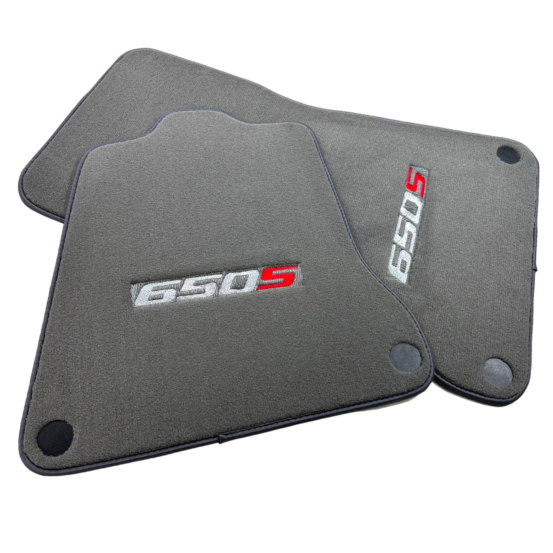 Gray Floor Mats For McLaren 650S Tailored - AutoWin