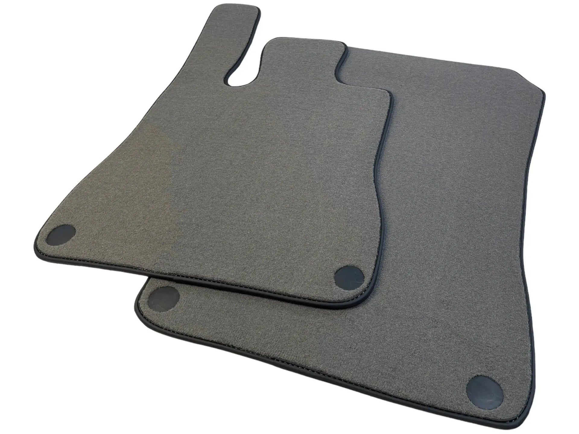 Gray Floor Mats For Mercedes-Benz SLK R170 (2000-2004) Black Trim - AutoWin