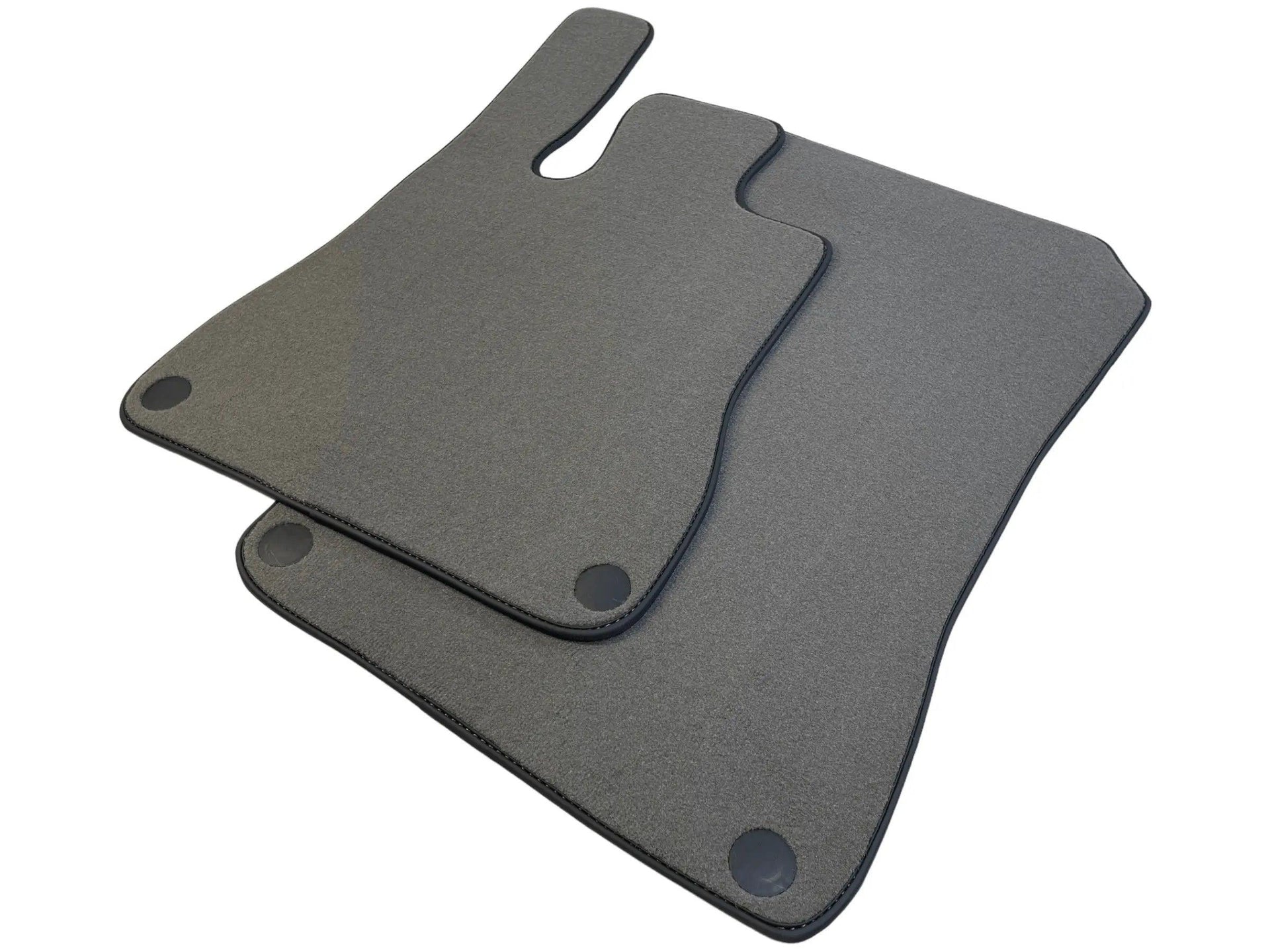 Gray Floor Mats For Mercedes-Benz SLK R172 (2011-2023) Black Trim - AutoWin