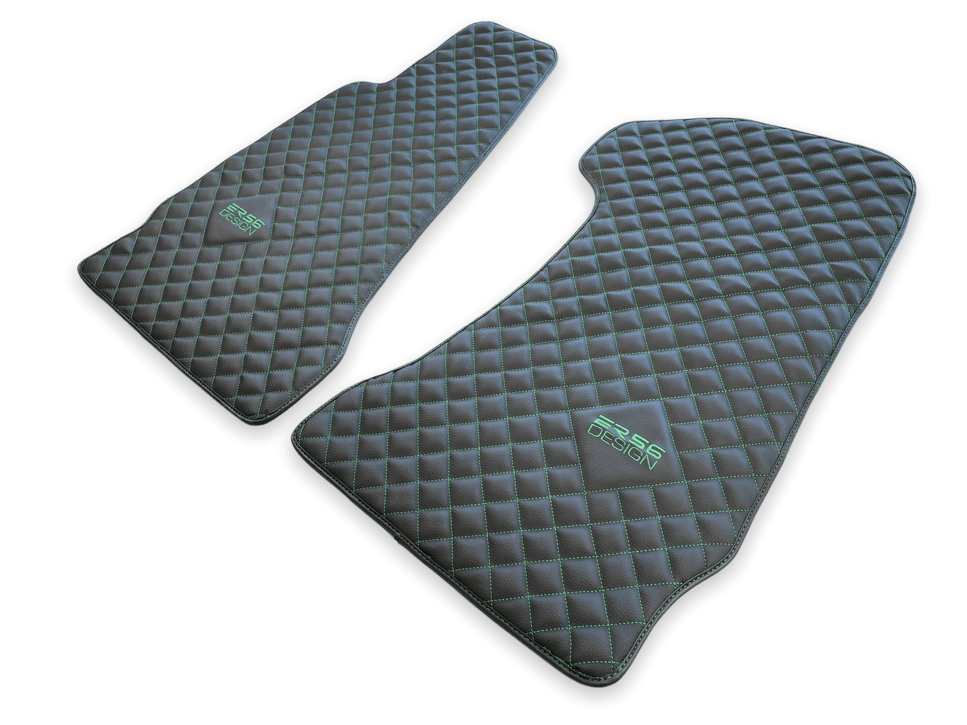 Leather Floor Mats For Aston Martin Vanquish (2012–2018) ER56 Design - AutoWin