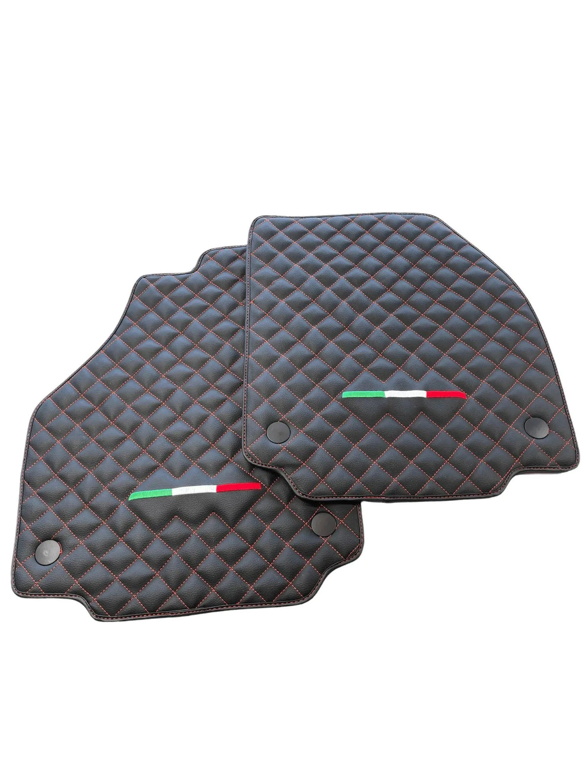 Leather Floor Mats For Ferrari 458 Spider 2012-2015 Black