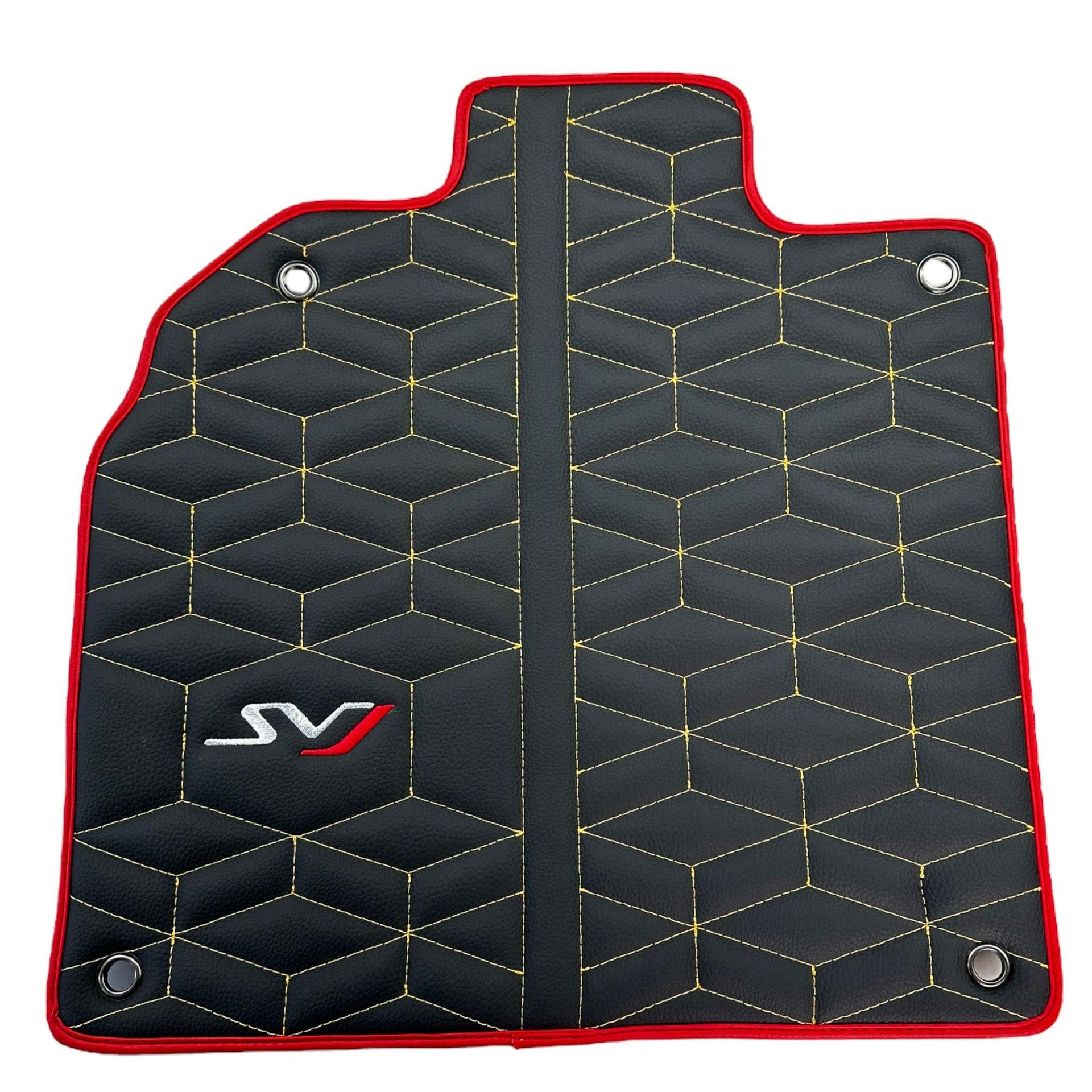 Leather Floor Mats for Lamborghini Aventador SVJ Limited Edition - AutoWin