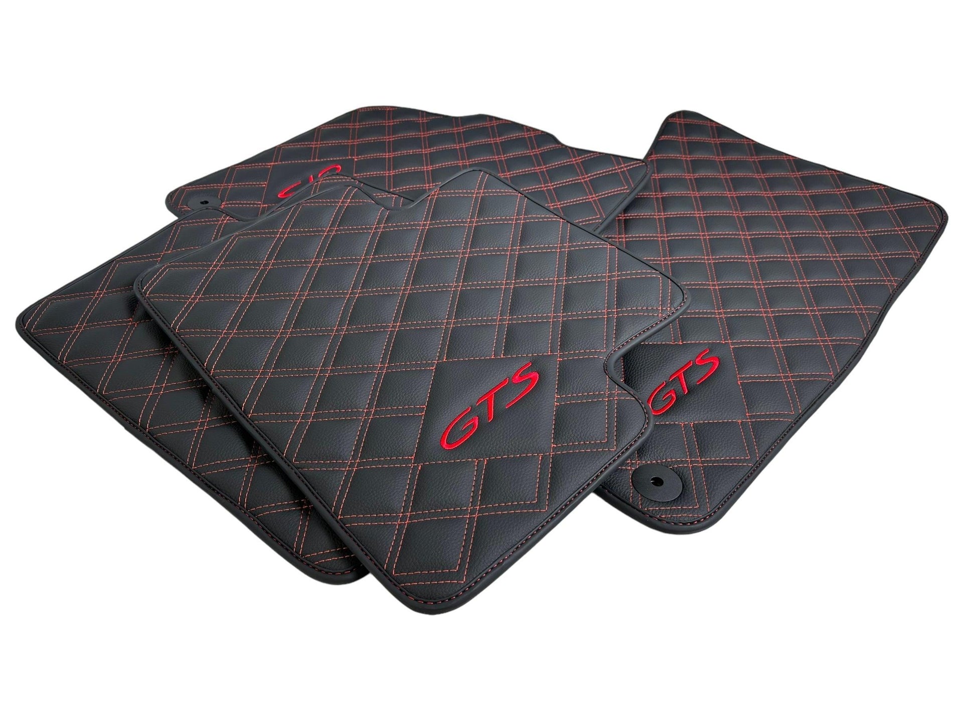 Leather Floor Mats for Porsche Taycan (2019-2023) - AutoWin
