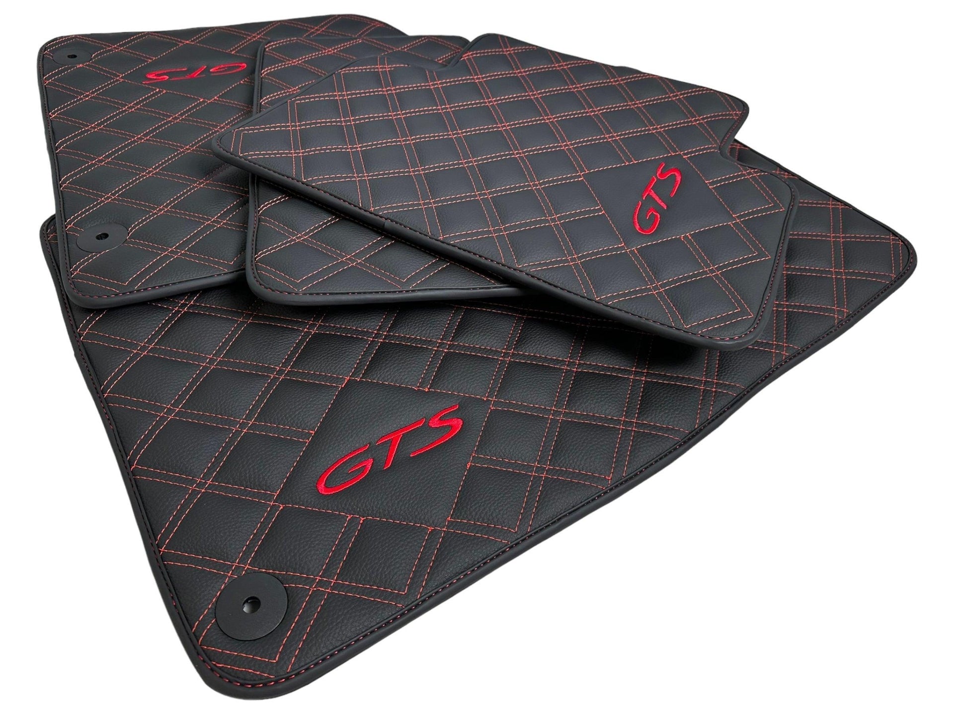 Leather Floor Mats for Porsche Taycan (2019-2023) - AutoWin