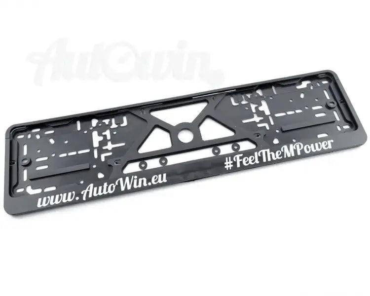 License Plate Frames With AutoWin Logo European Standart - AutoWin